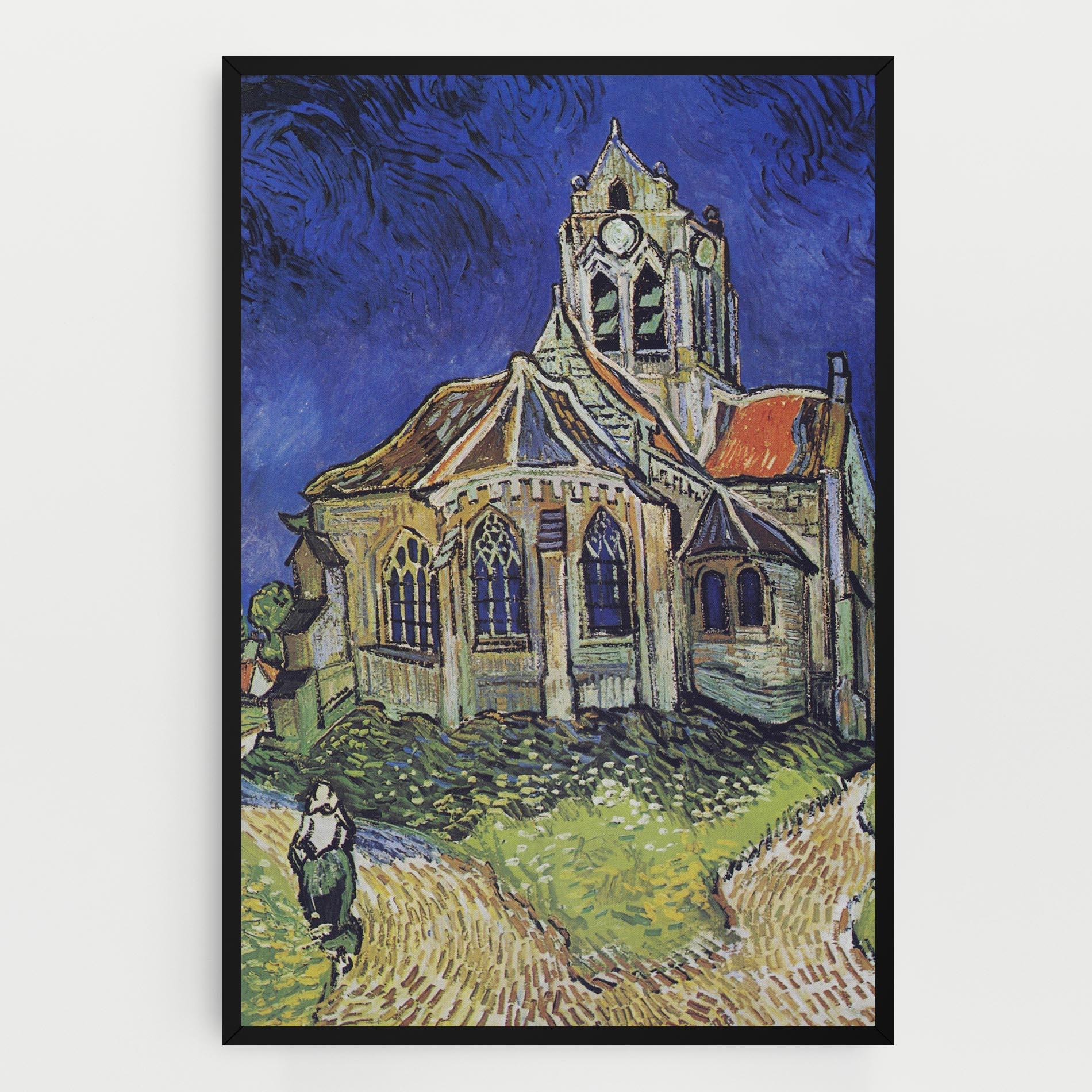 Tablou Canvas The Church At Auvers mockup 0