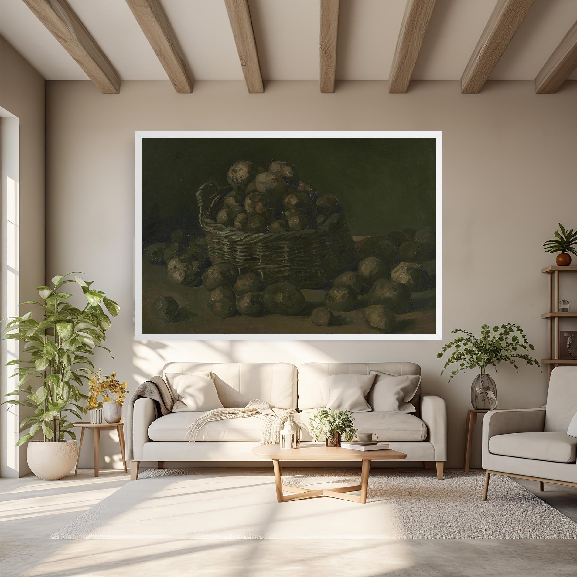 Tablou Canvas Mand Met Aardappels mockup 6