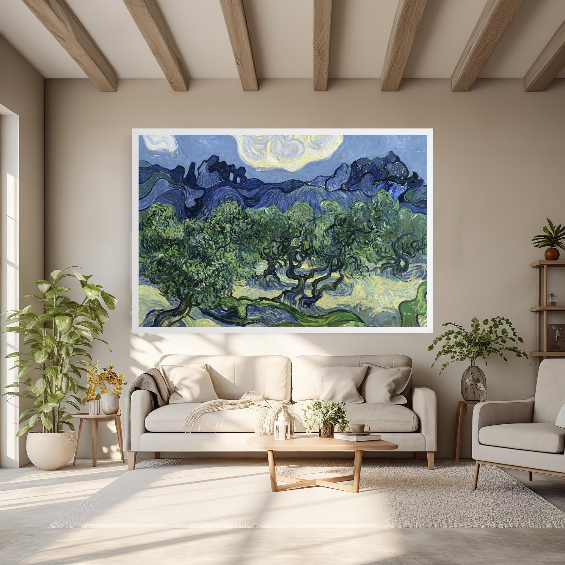 Tablou Canvas Olive Trees Alpilles mockup 6