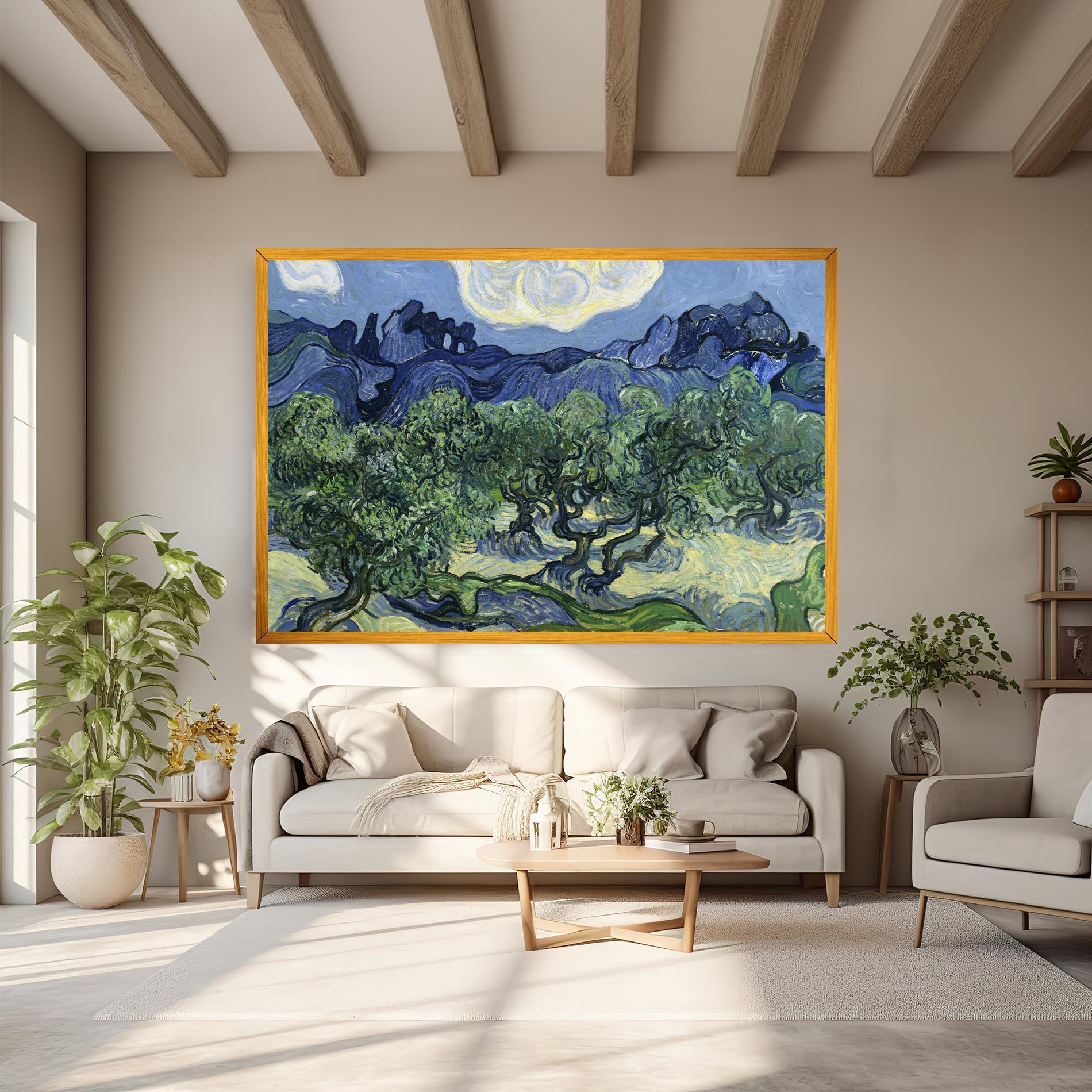 Tablou Canvas Olive Trees Alpilles mockup 6