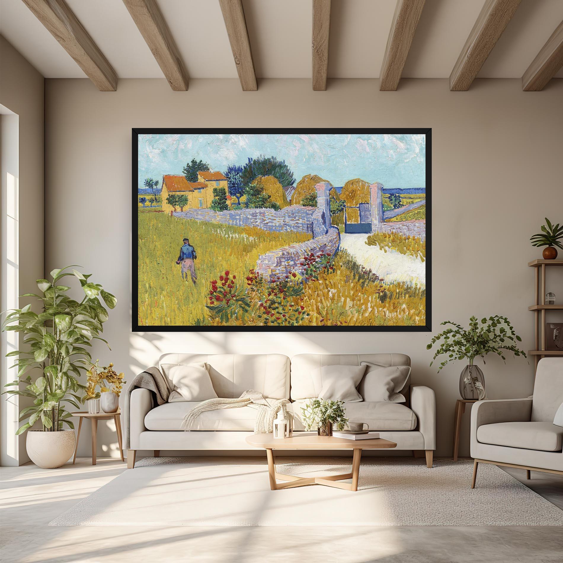 Tablou Canvas Farmhouse In Provence mockup 6