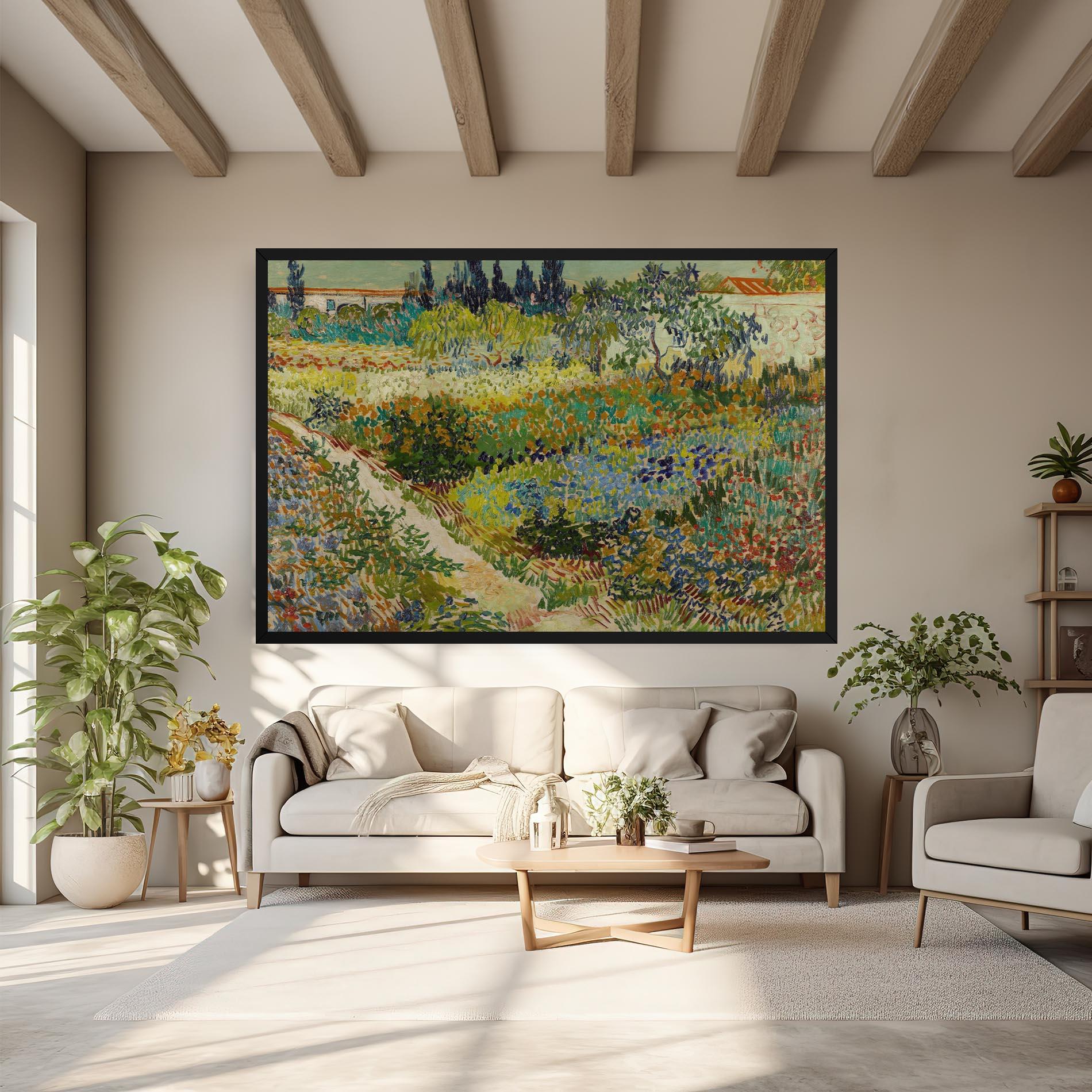 Tablou Canvas Garden At Arles mockup 6