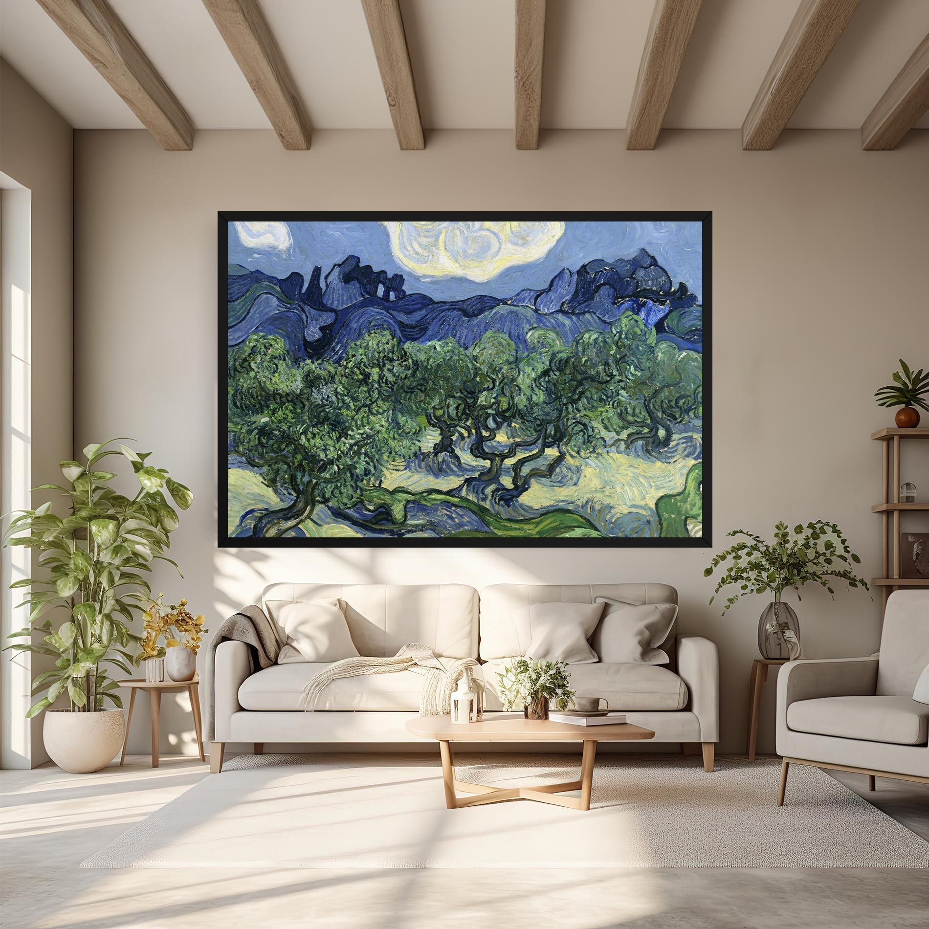 Tablou Canvas Olive Trees Alpilles mockup 6