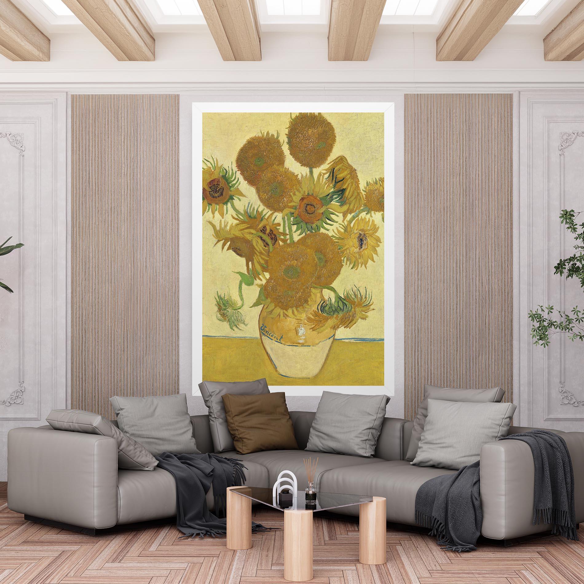 Tablou Canvas Sunflowers Vase Art mockup 6