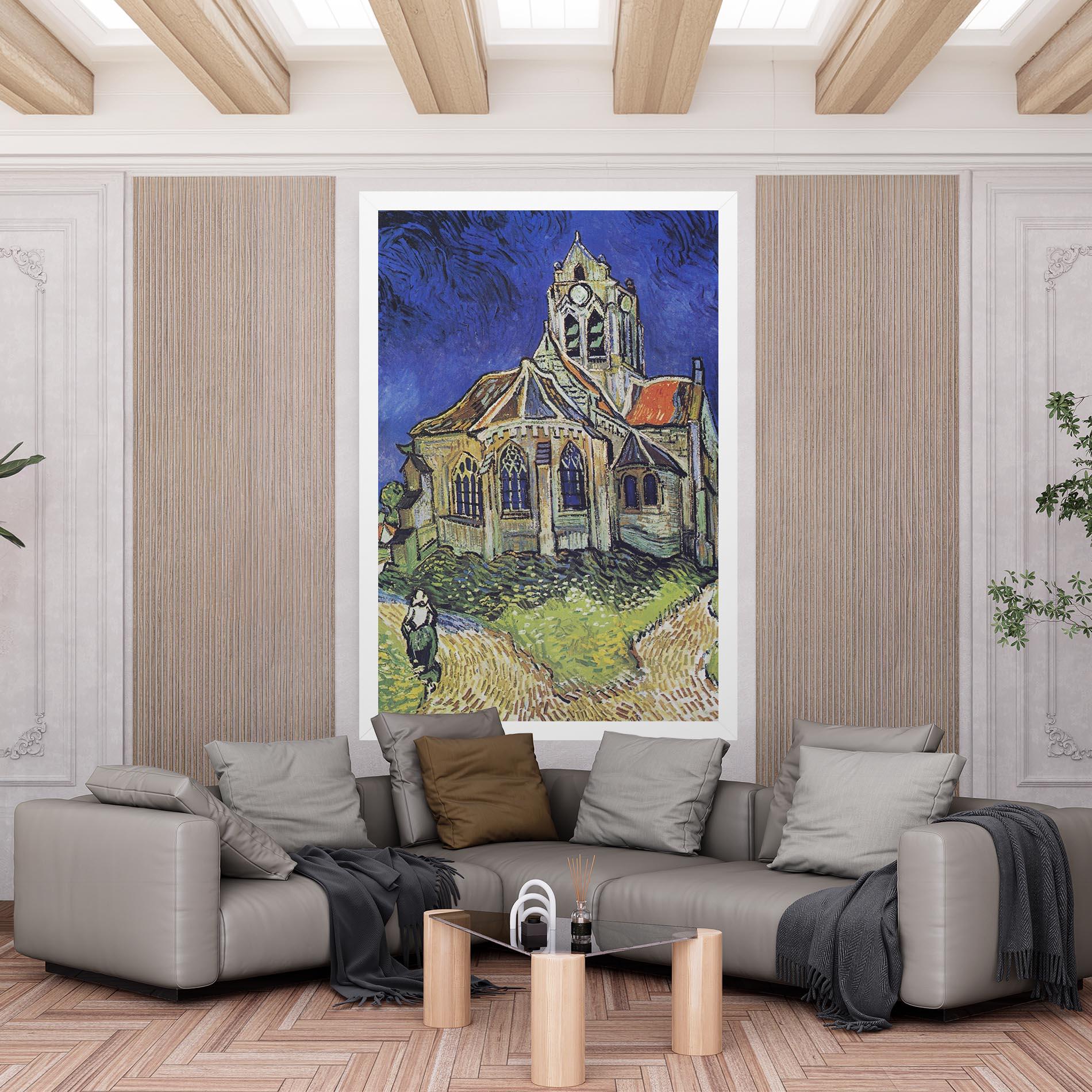 Tablou Canvas The Church At Auvers mockup 6