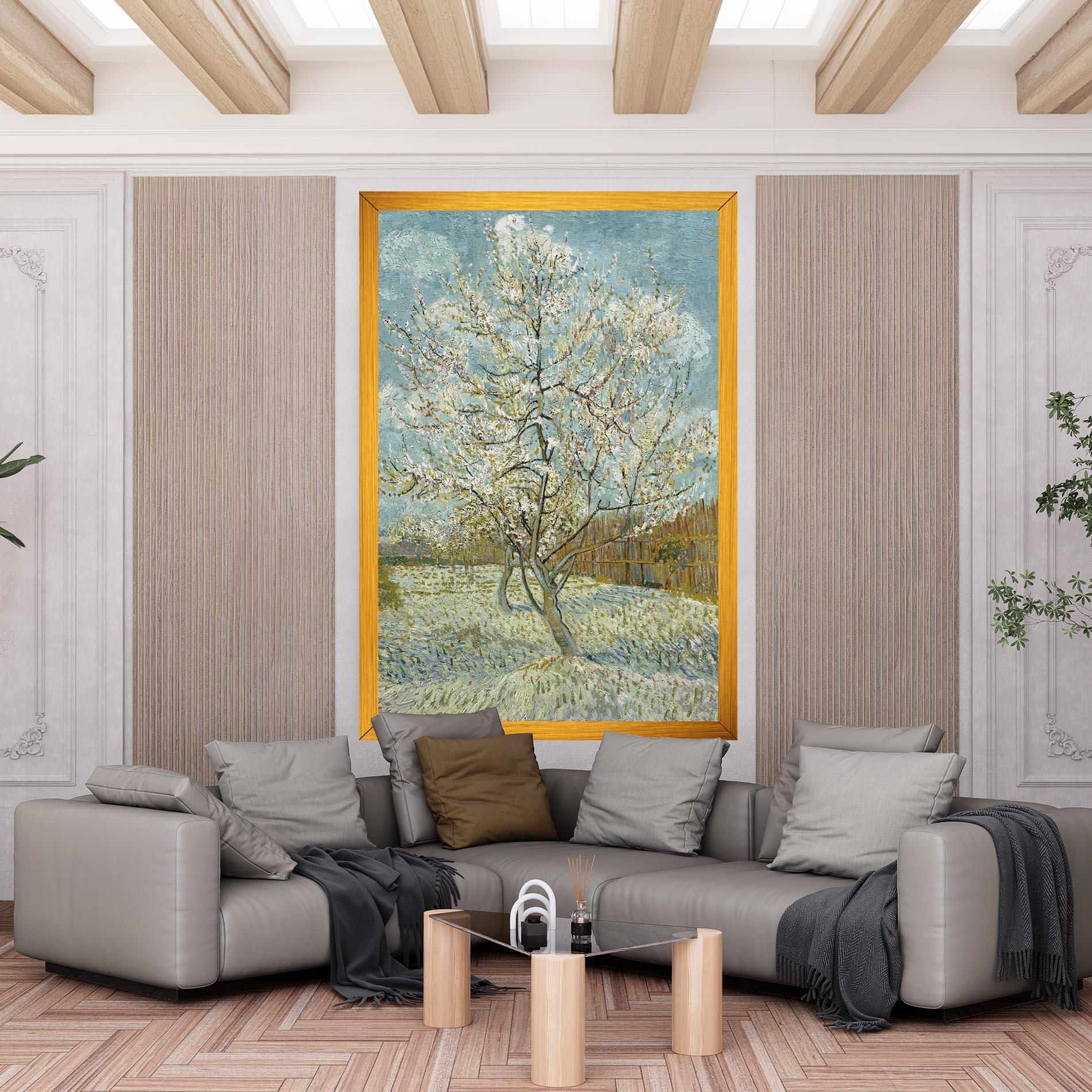 Tablou Canvas De Roze Perzikboom mockup 6