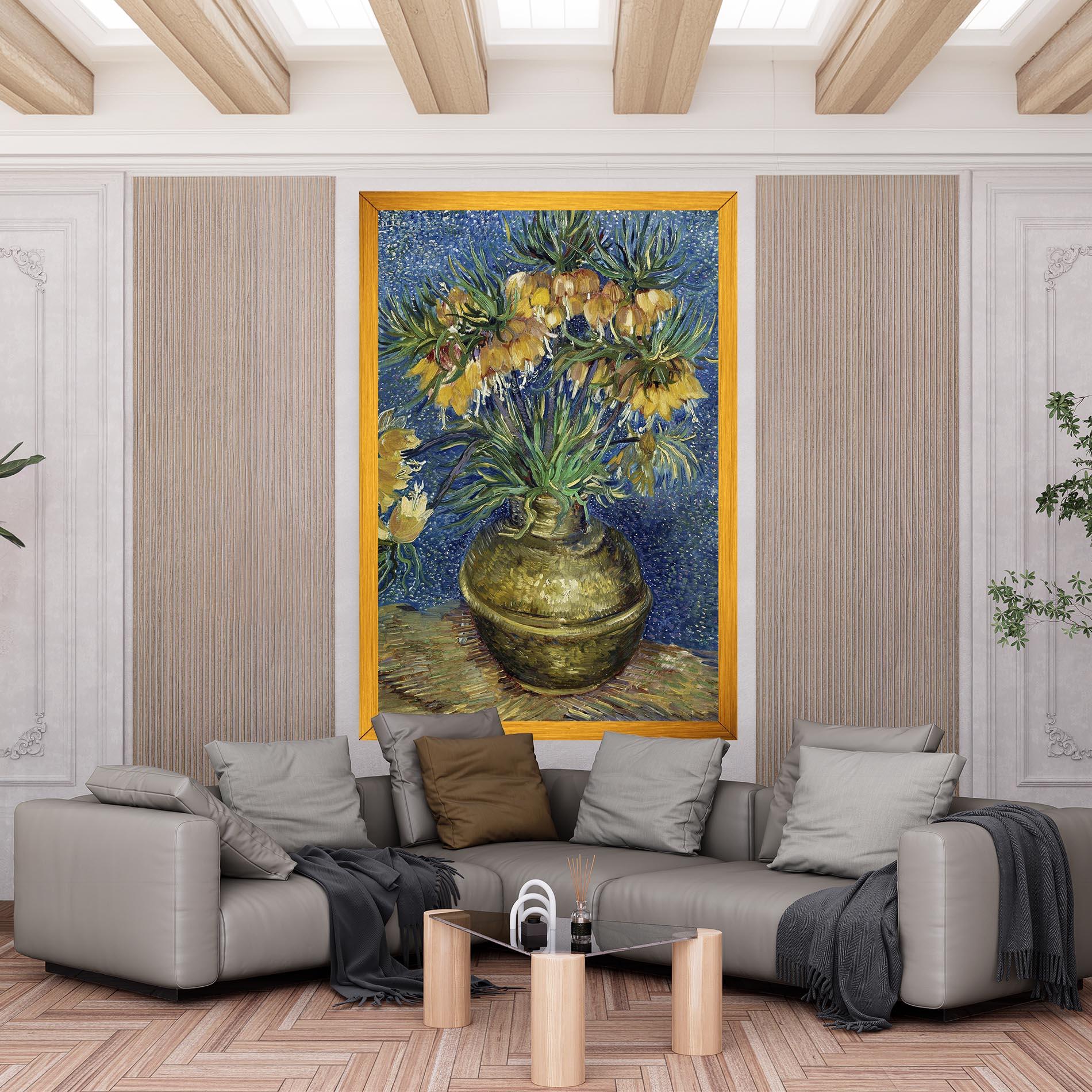 Tablou Canvas Imperial Fritillaries Art mockup 6