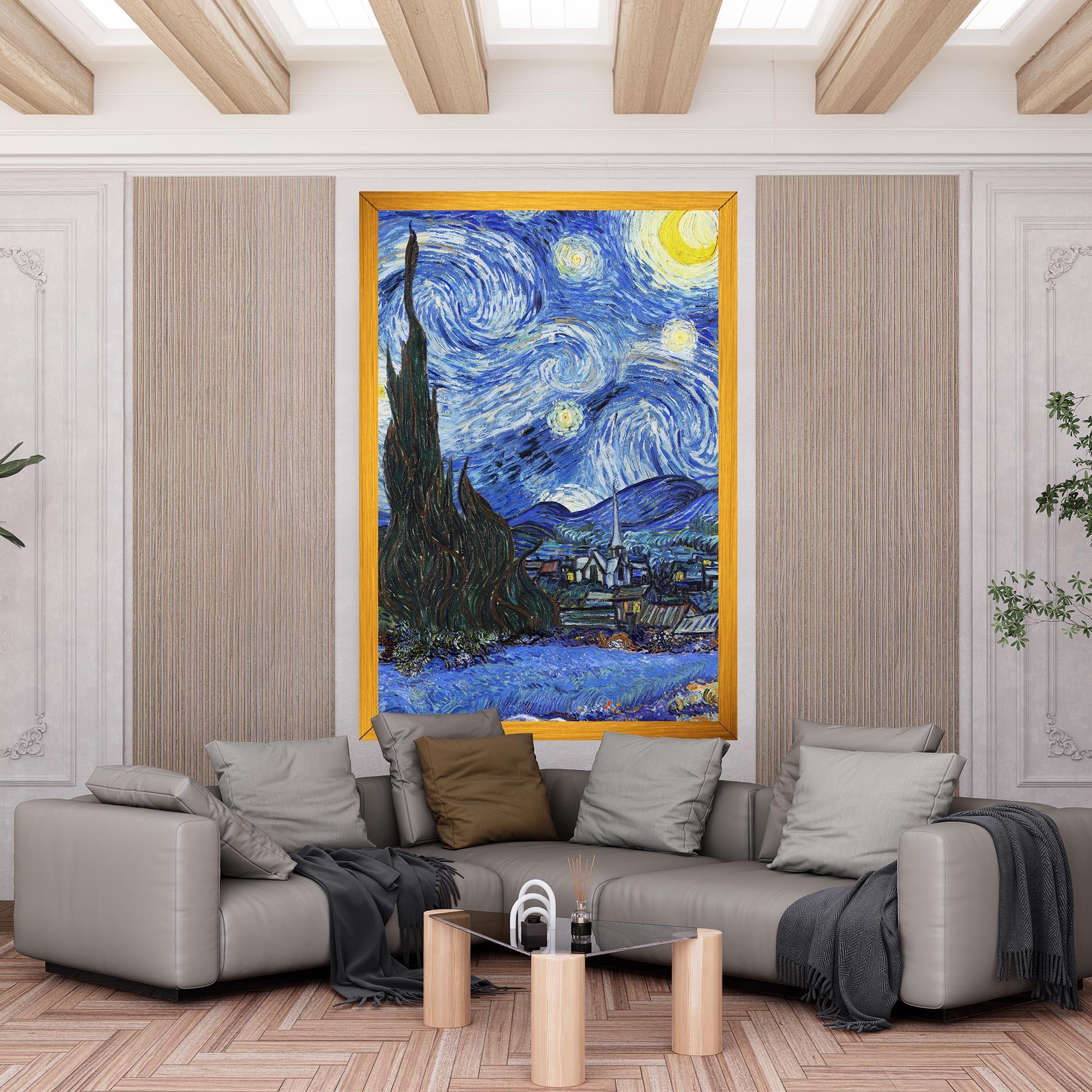 Tablou Canvas Starry Night Art mockup 6