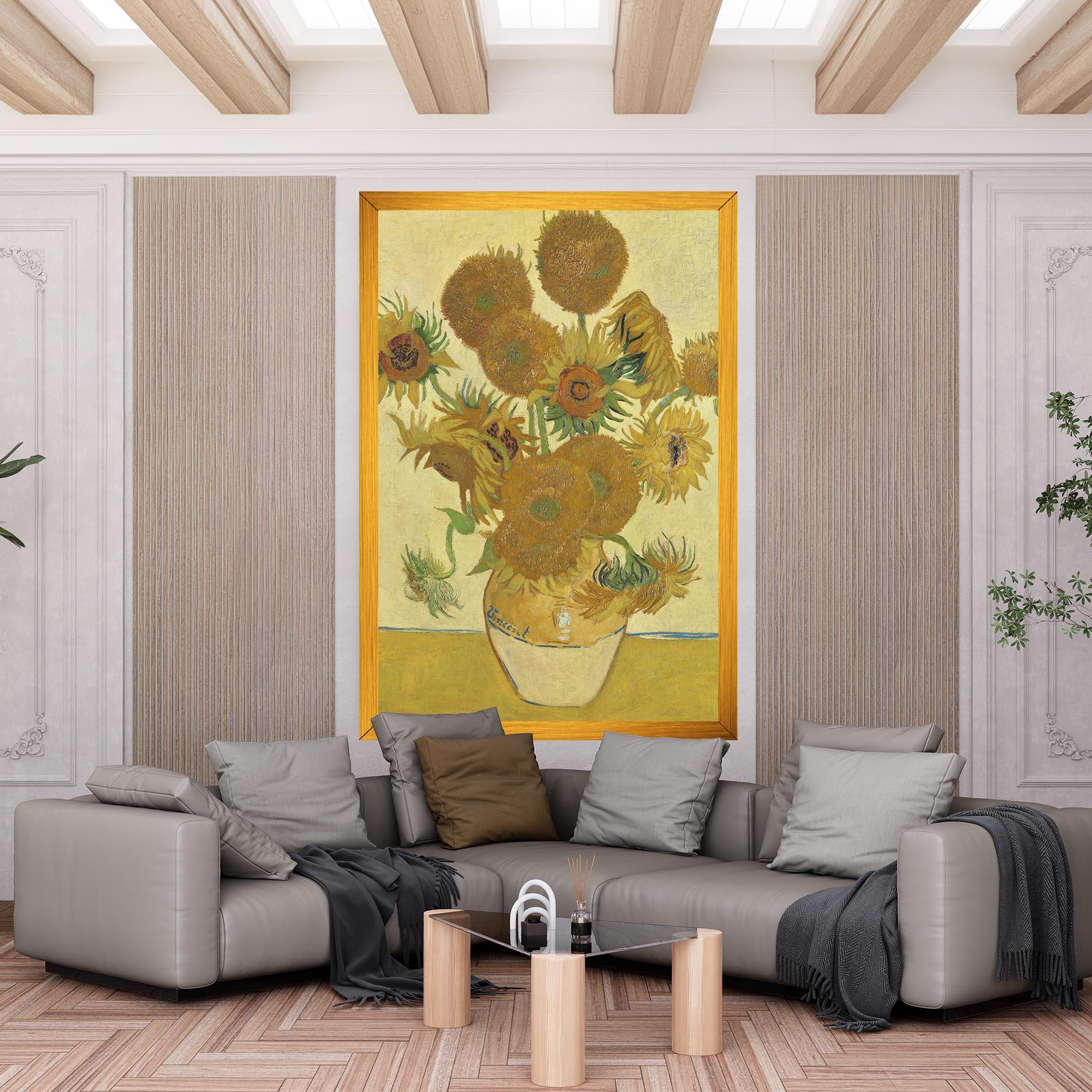 Tablou Canvas Sunflowers Vase Art mockup 6