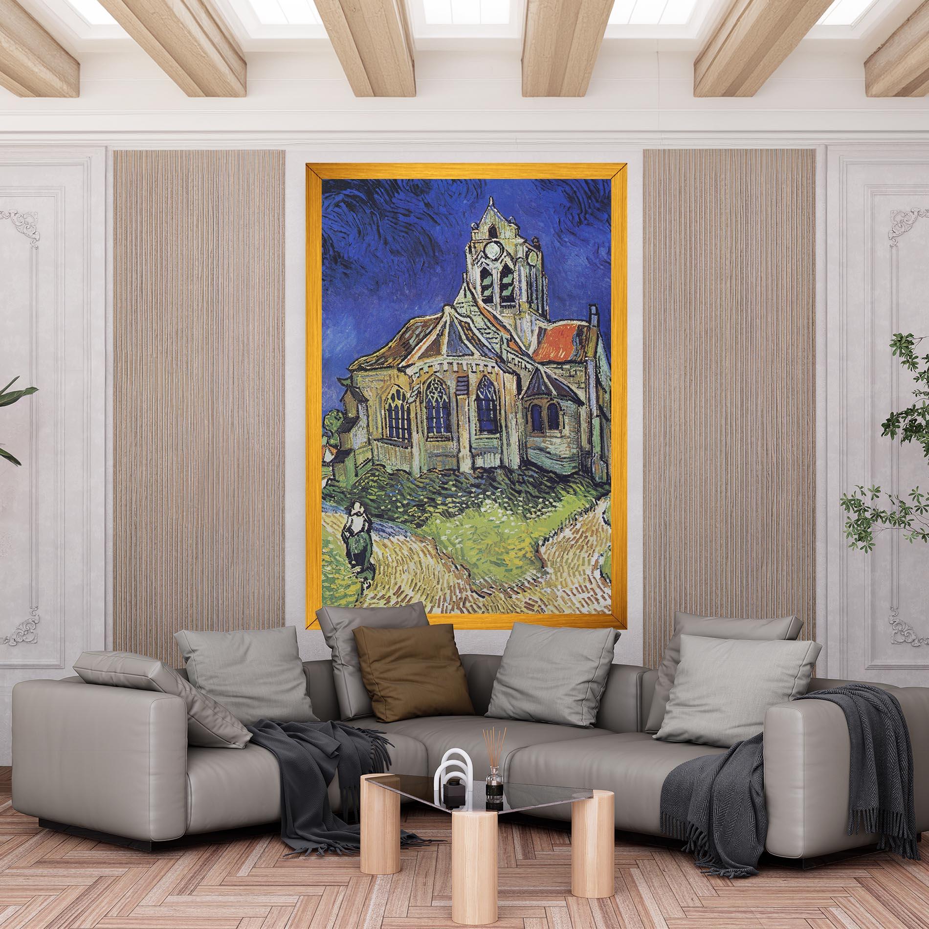Tablou Canvas The Church At Auvers mockup 6