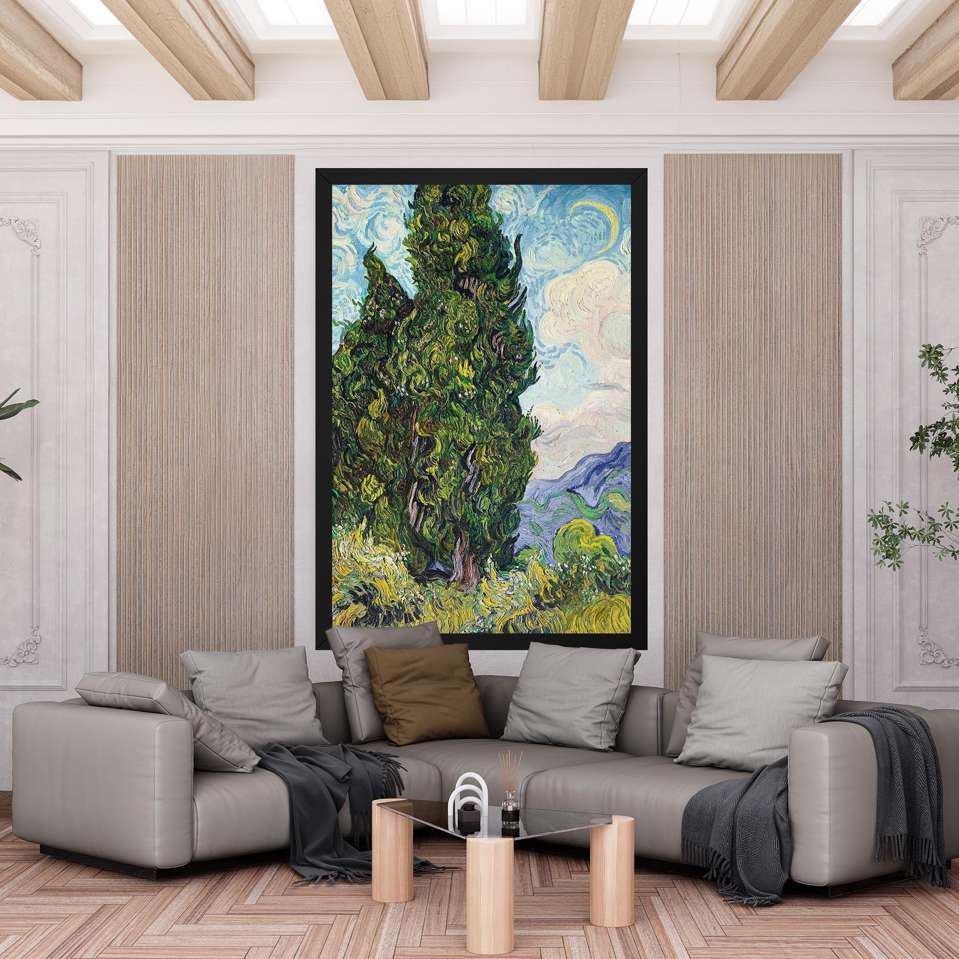 Tablou Canvas Cypresses mockup 6