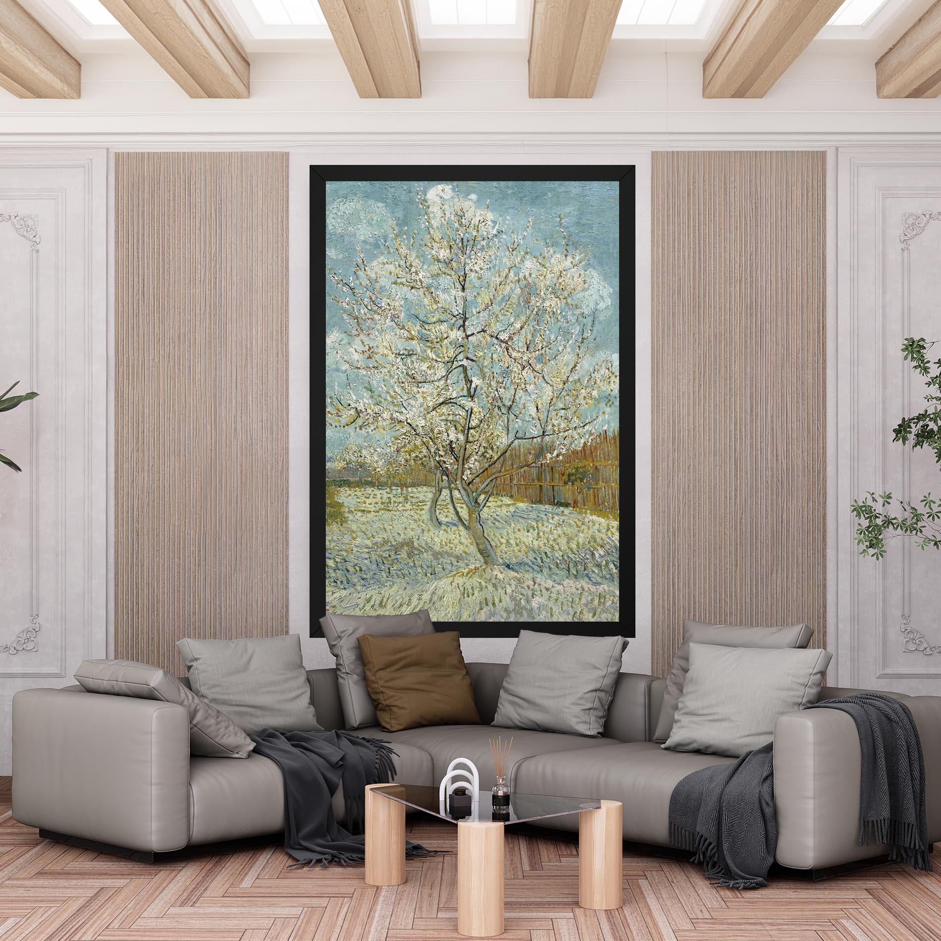 Tablou Canvas De Roze Perzikboom mockup 6