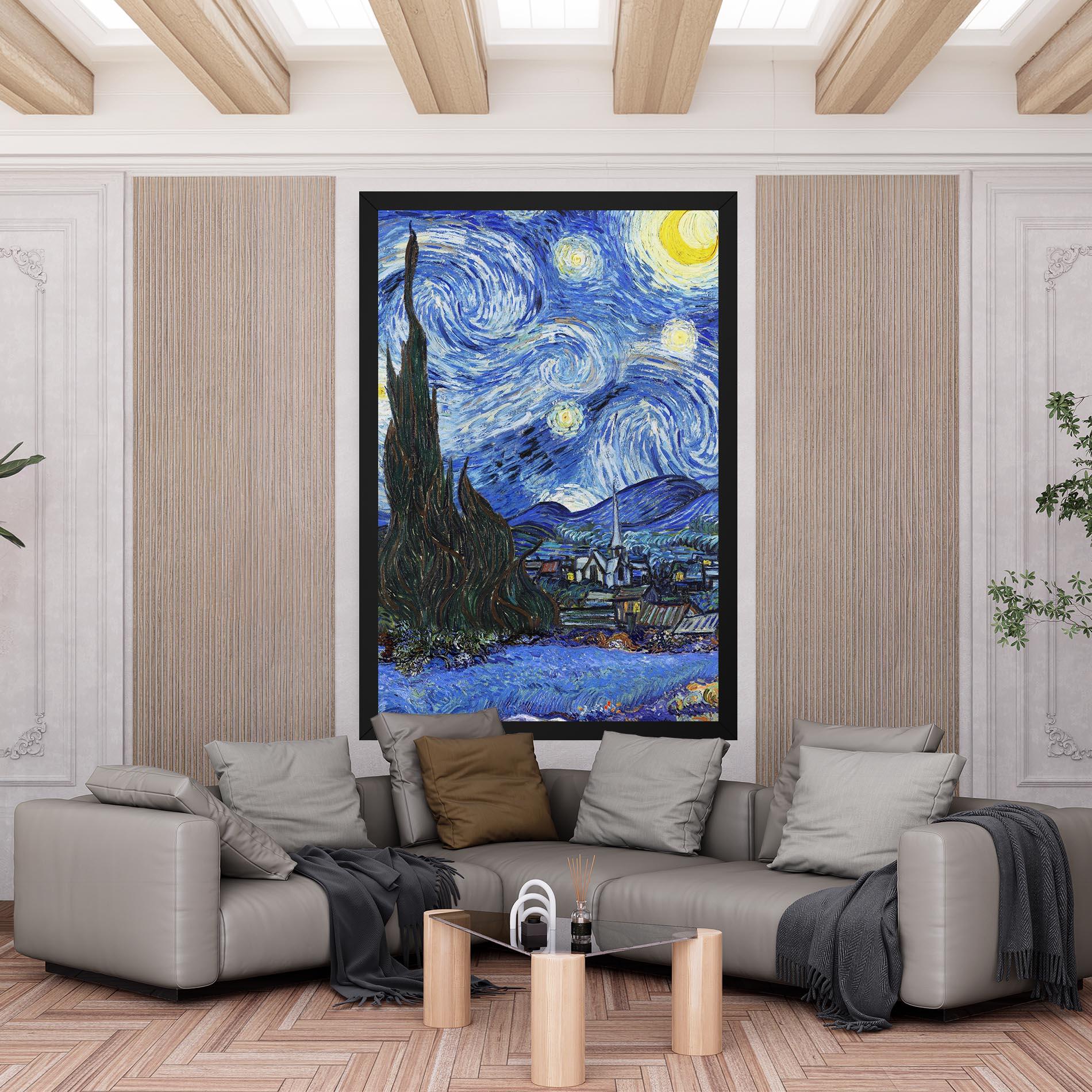 Tablou Canvas Starry Night Art mockup 6