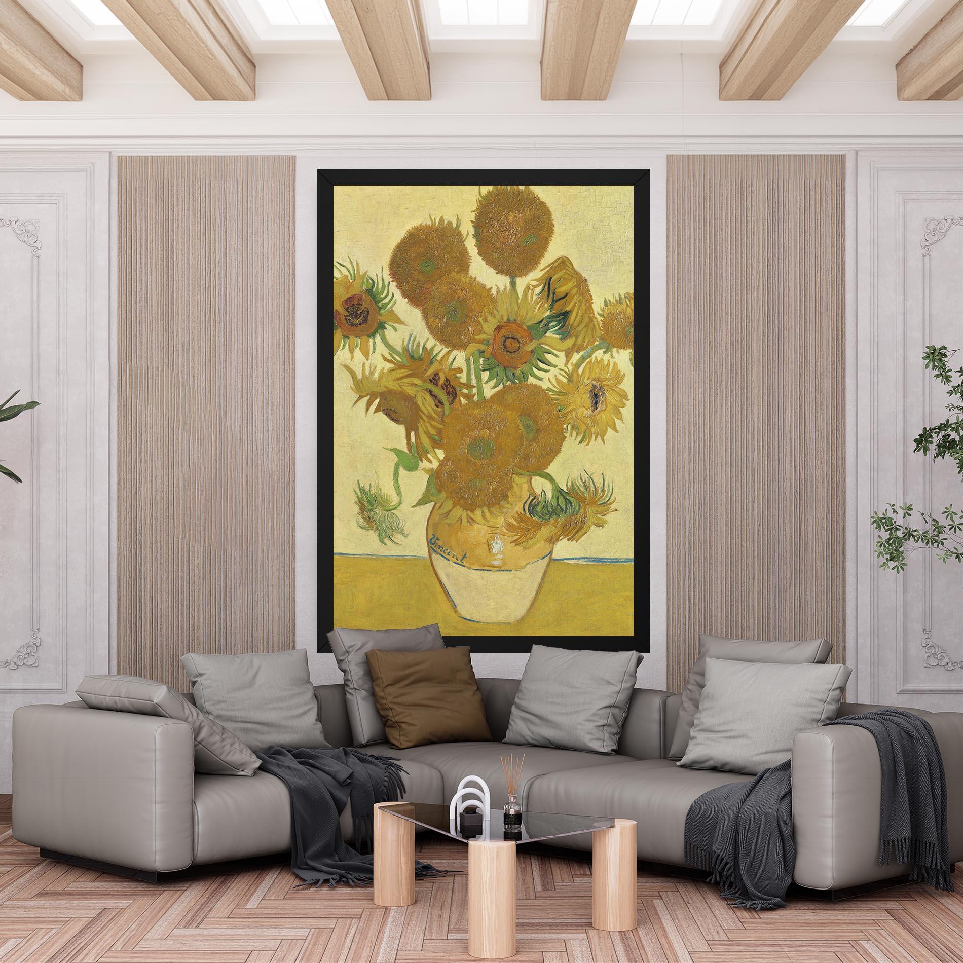 Tablou Canvas Sunflowers Vase Art mockup 6