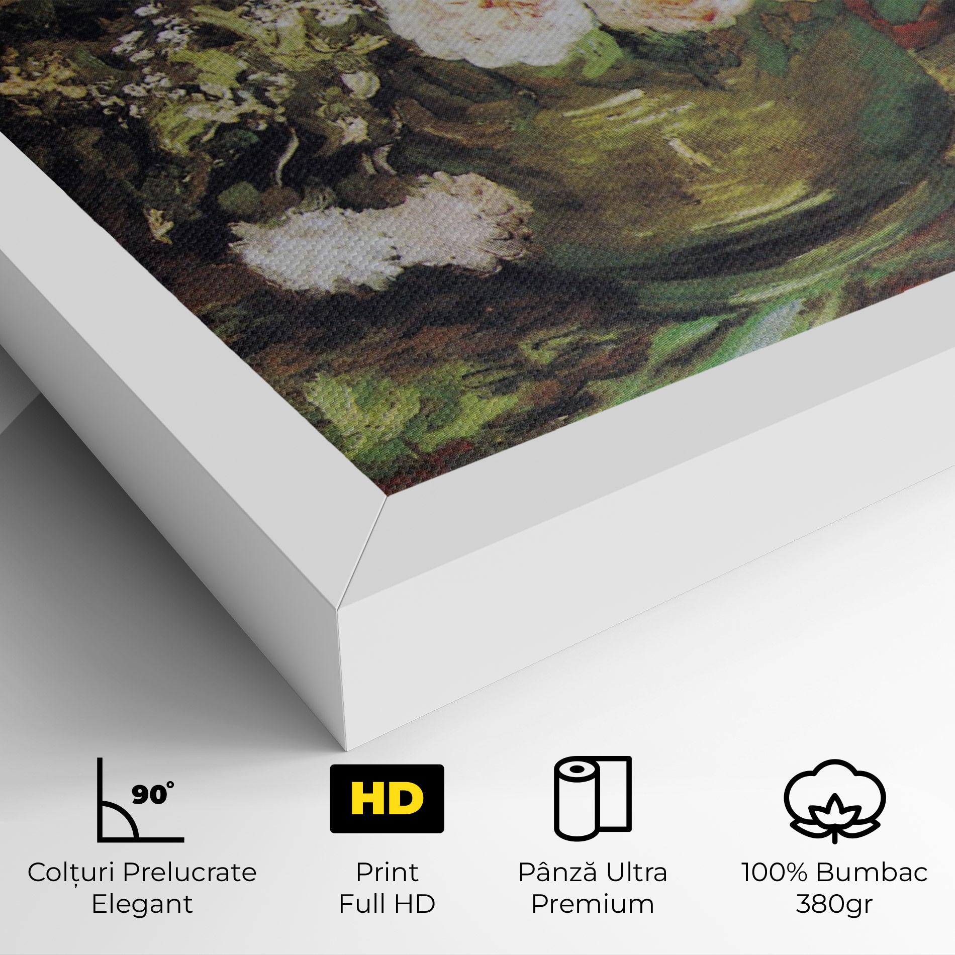 Tablou Canvas Bowl With Sunflowers mockup 4