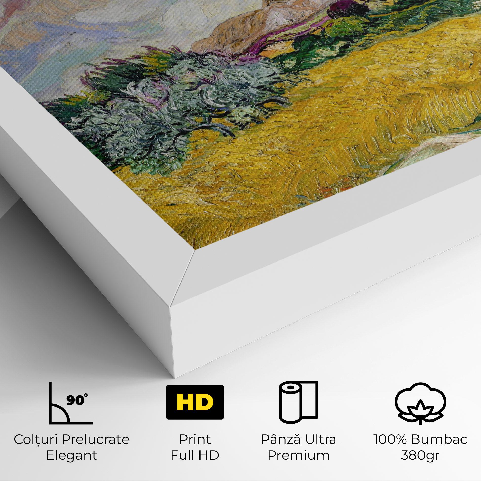 Tablou Canvas Pastel Wheat Field mockup 4