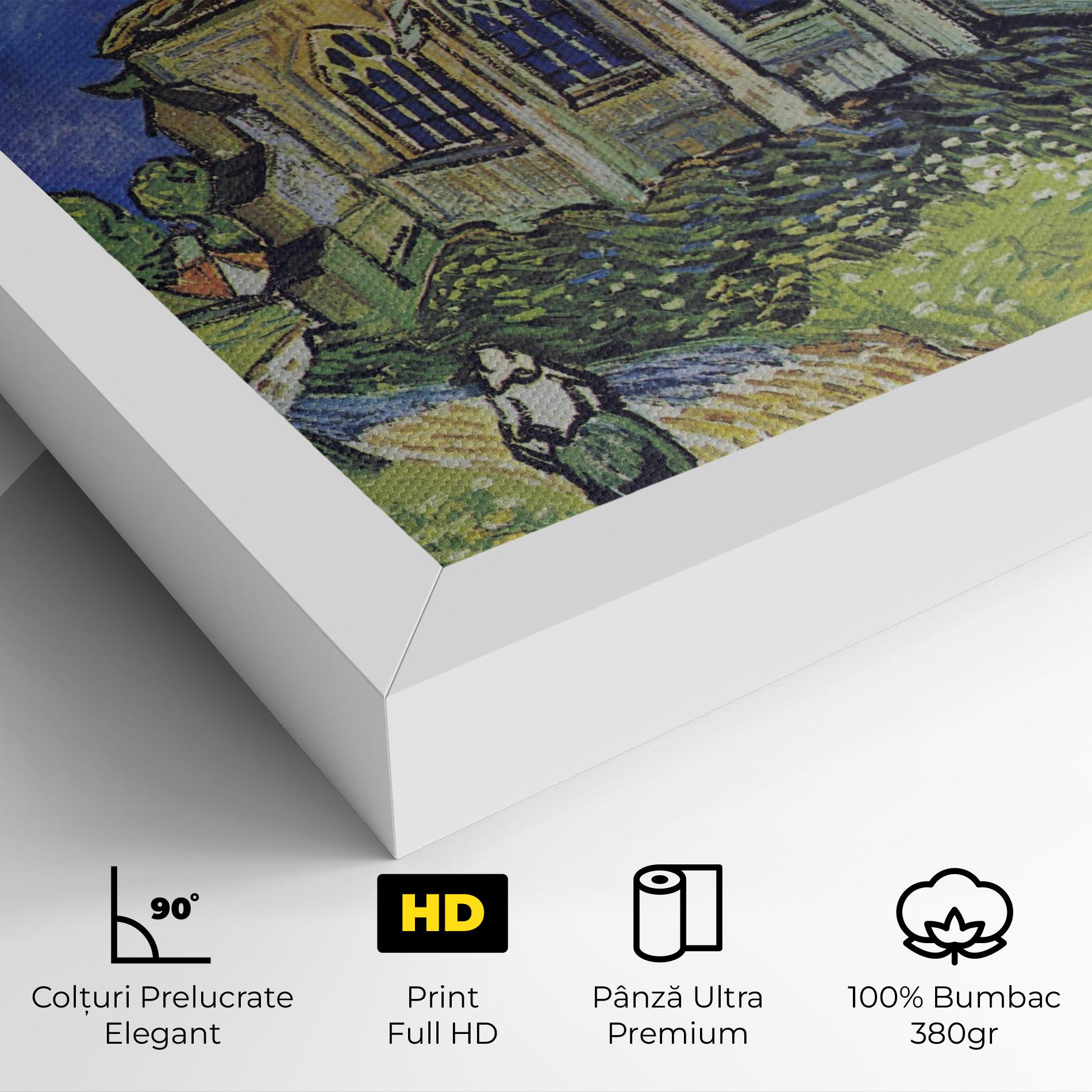 Tablou Canvas The Church At Auvers mockup 4