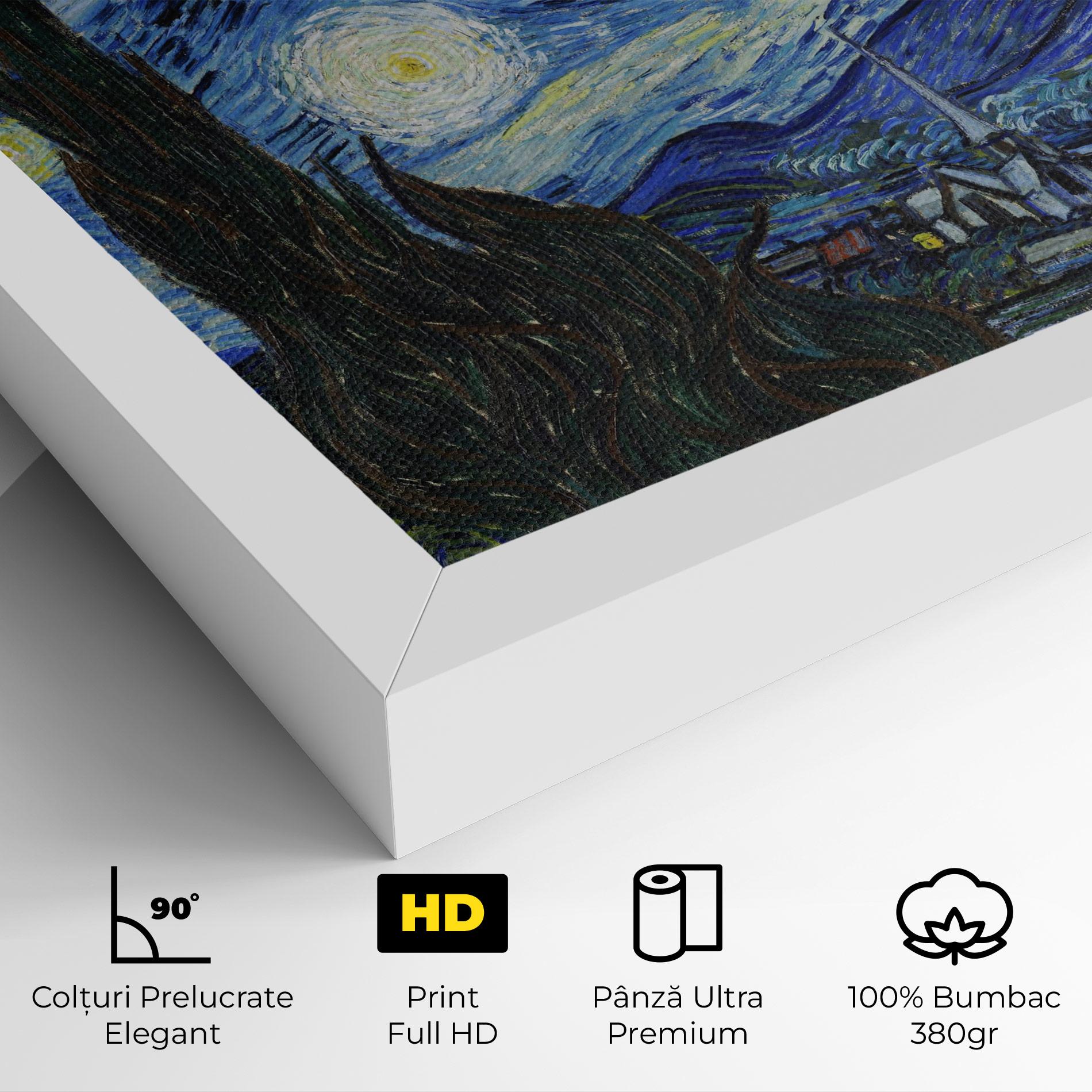 Tablou Canvas The Starry Night mockup 4