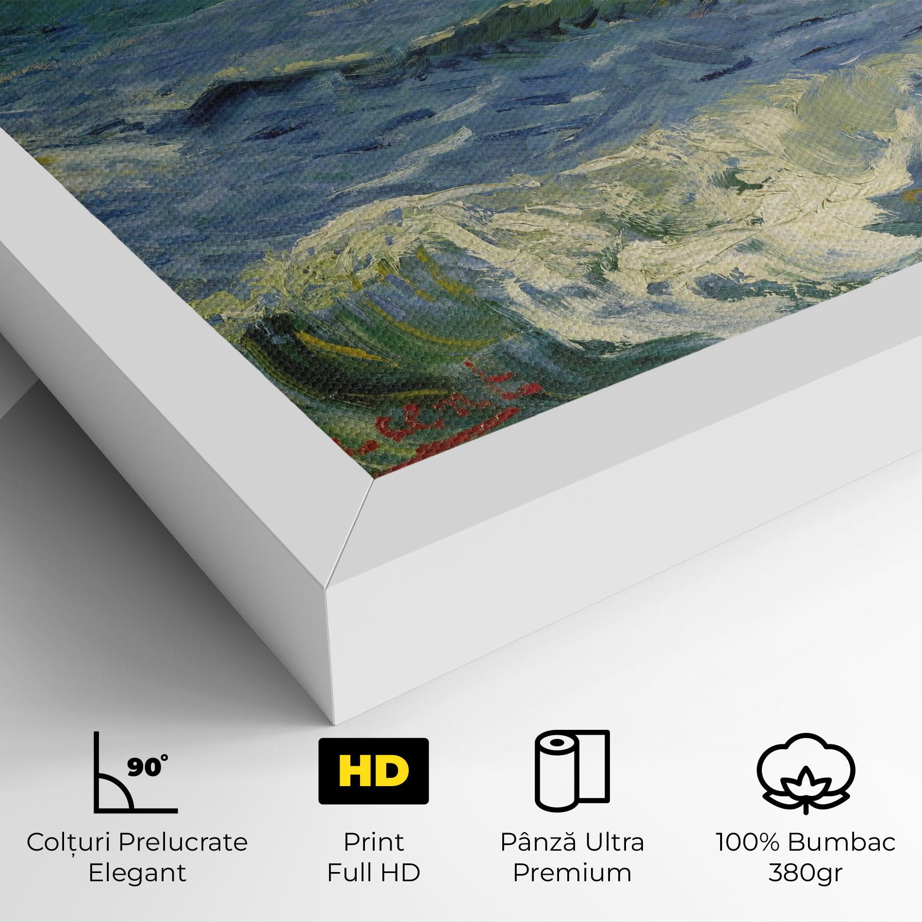 Tablou Canvas Zeegezicht Saintes Maries mockup 4