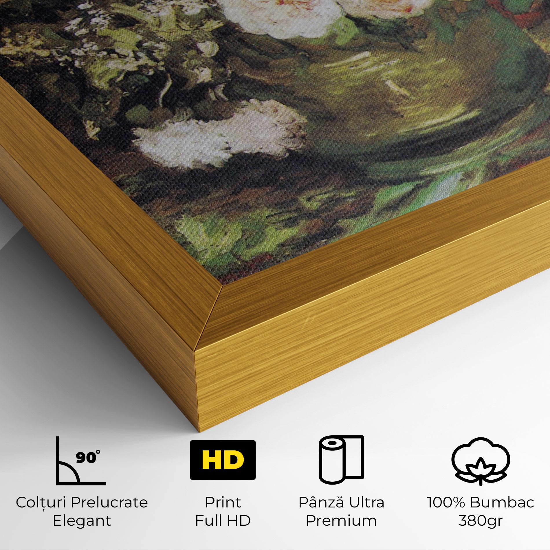 Tablou Canvas Bowl With Sunflowers mockup 4