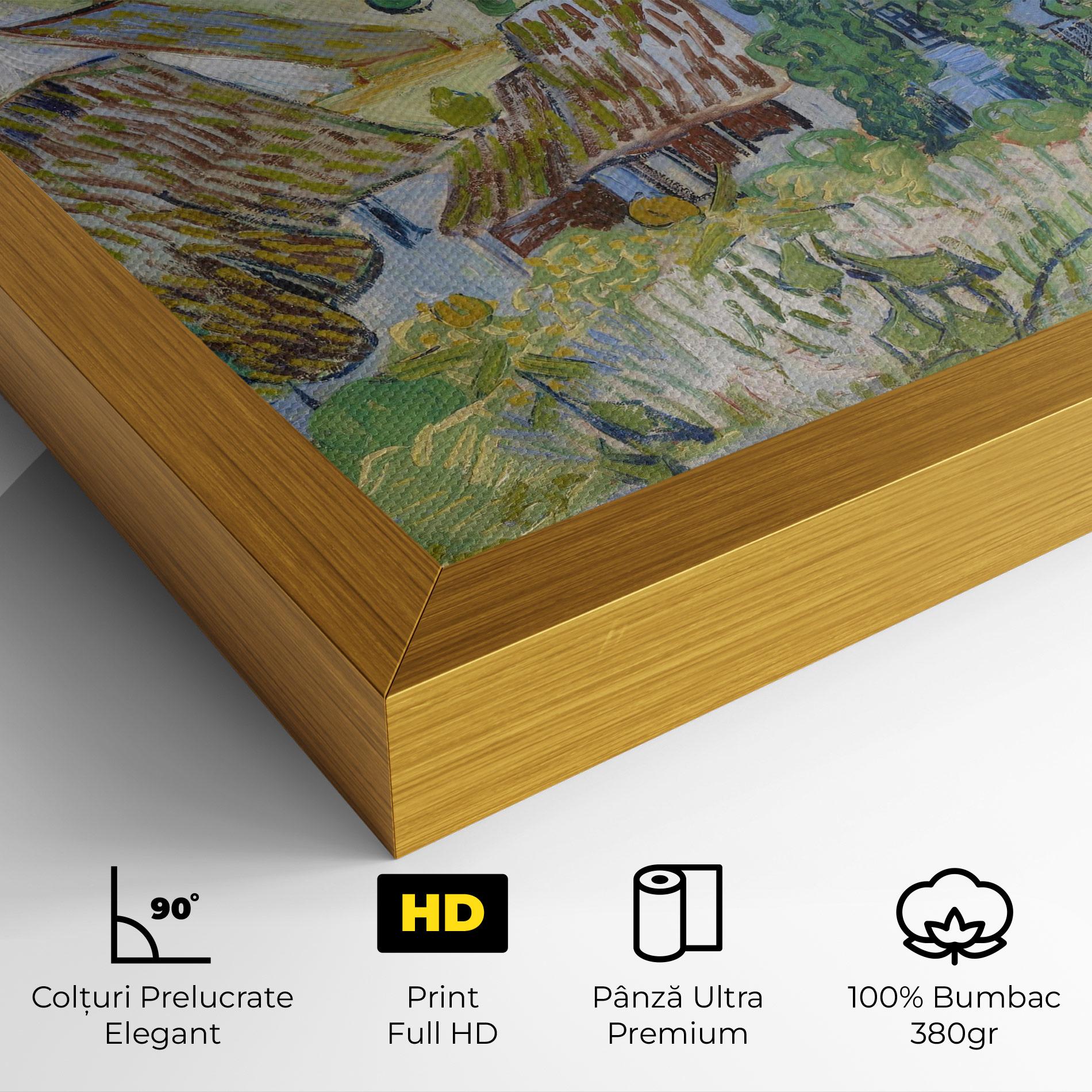 Tablou Canvas Farms Near Auvers mockup 4
