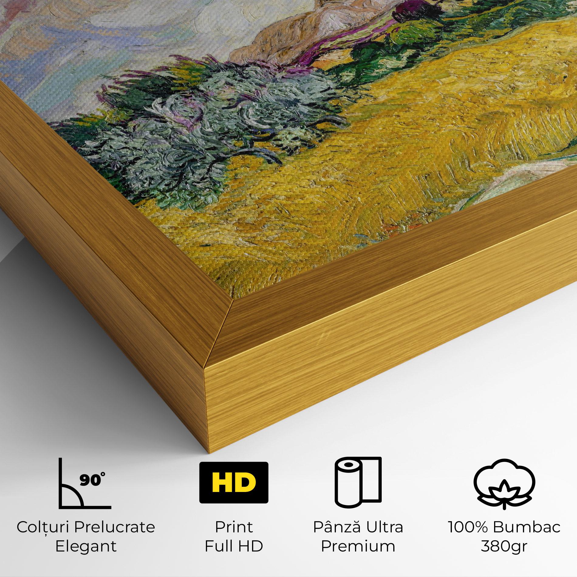 Tablou Canvas Pastel Wheat Field mockup 4