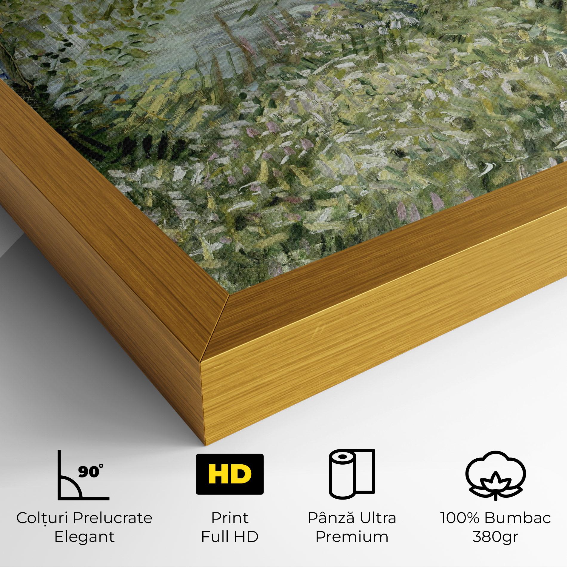 Tablou Canvas River Bank Springtime mockup 4