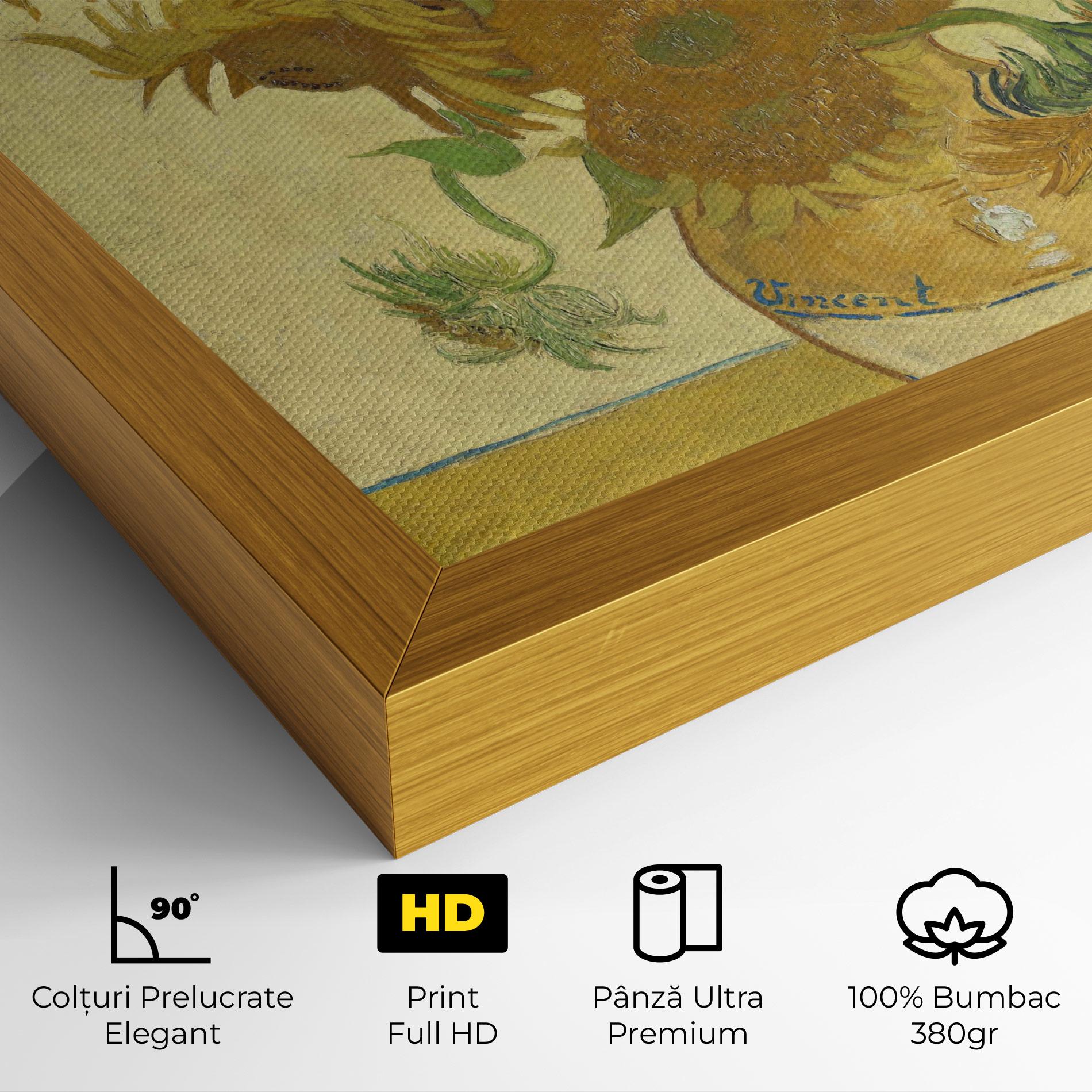 Tablou Canvas Sunflowers Vase Art mockup 4