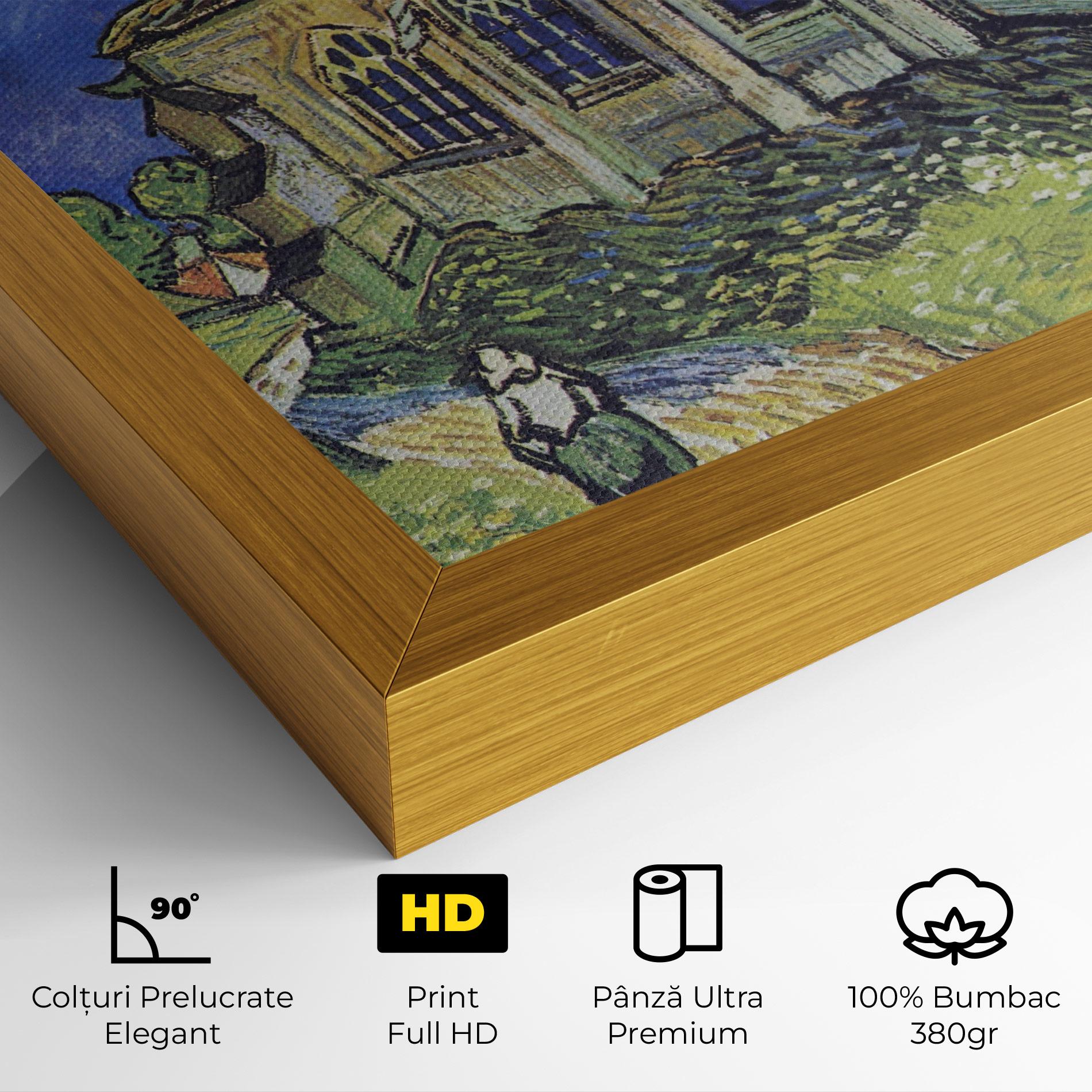 Tablou Canvas The Church At Auvers mockup 4