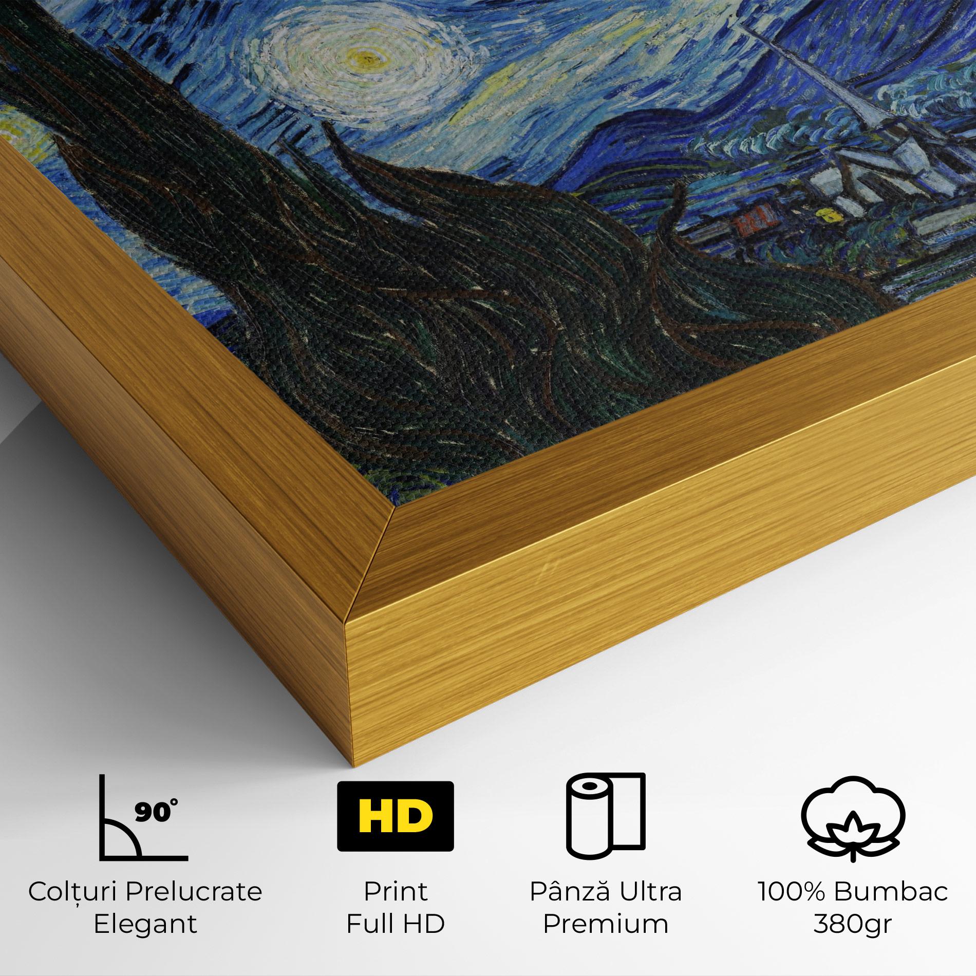 Tablou Canvas The Starry Night mockup 4