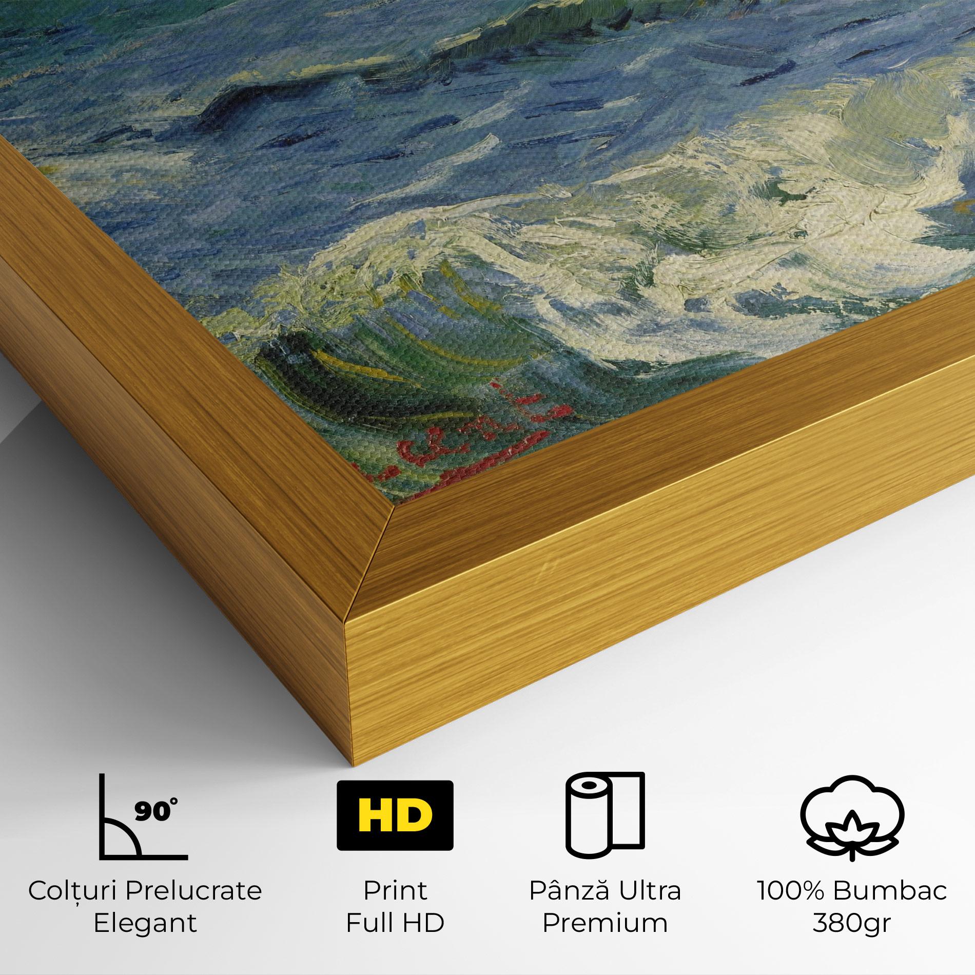 Tablou Canvas Zeegezicht Saintes Maries mockup 4