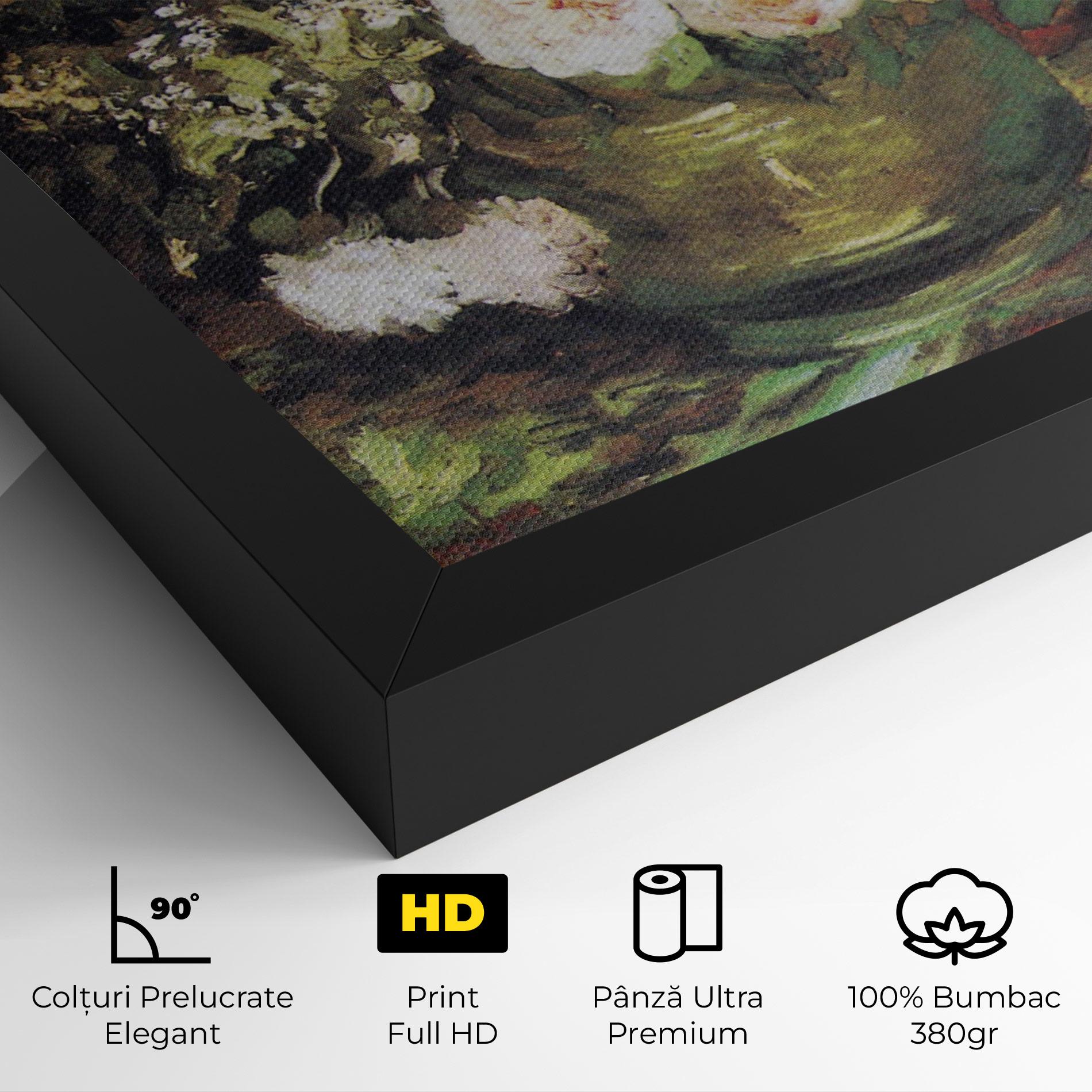 Tablou Canvas Bowl With Sunflowers mockup 4