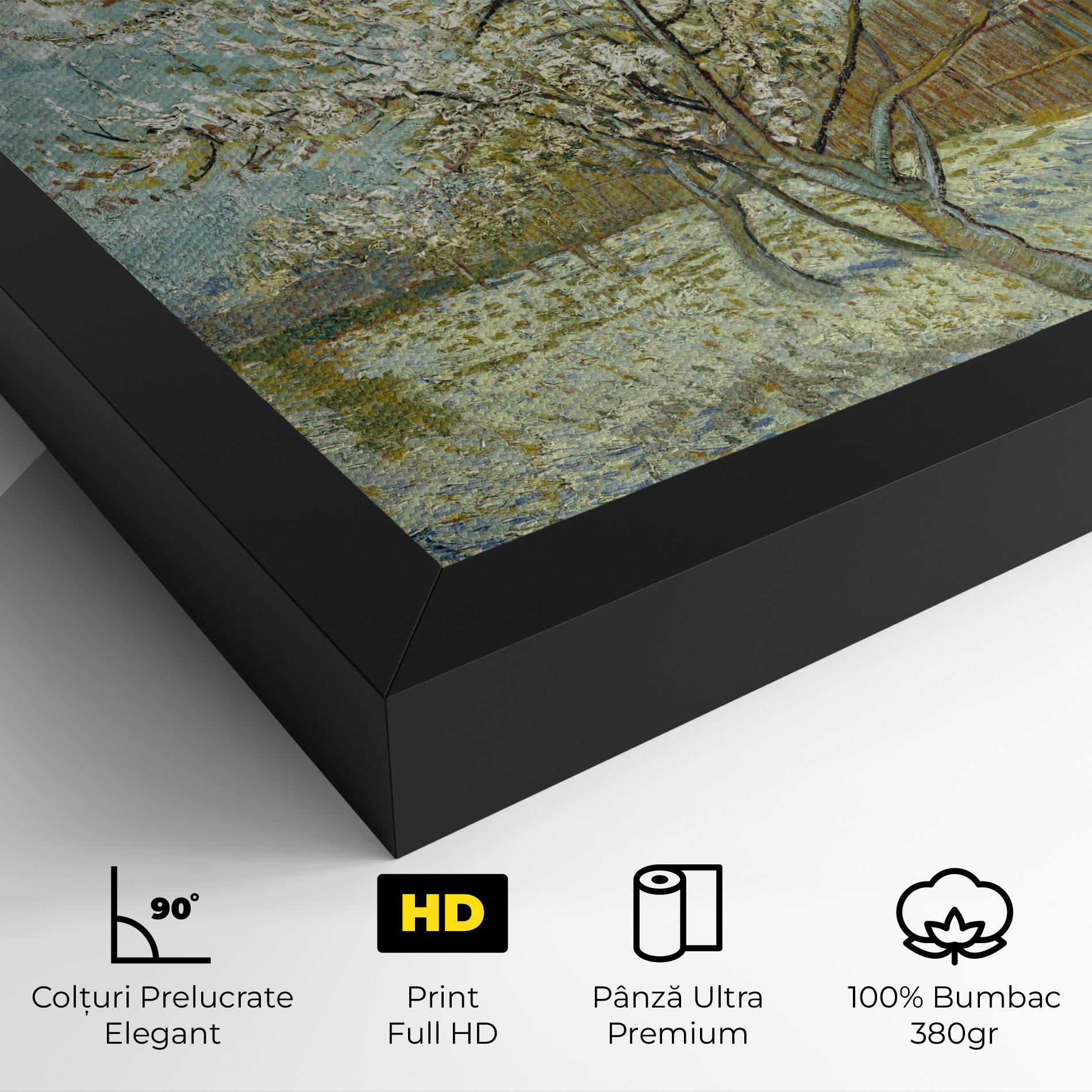 Tablou Canvas De Roze Perzikboom mockup 4