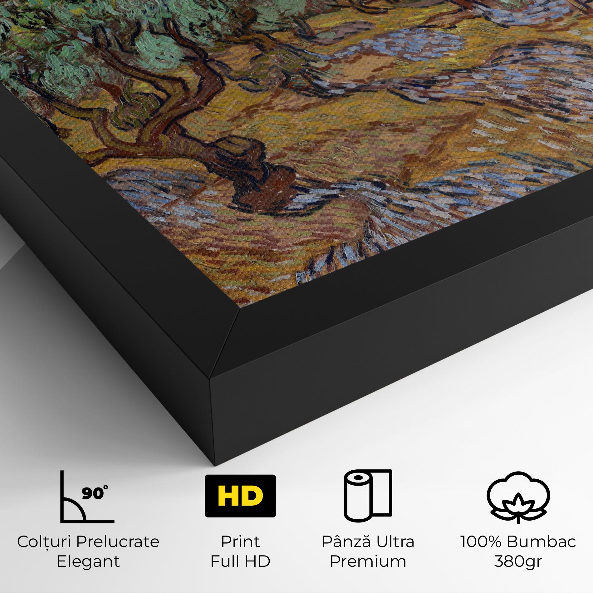 Tablou Canvas Gogh Olive Trees mockup 4