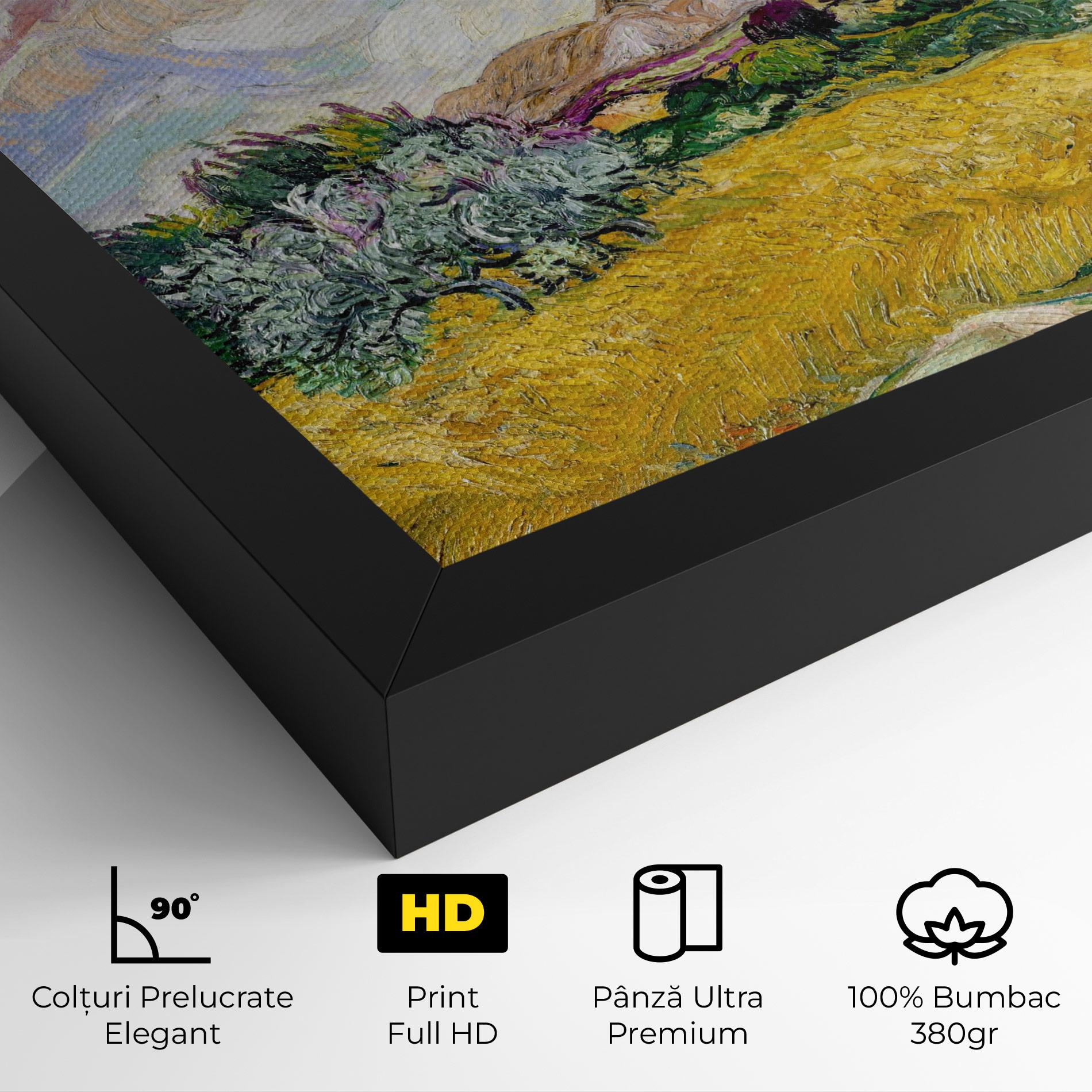 Tablou Canvas Pastel Wheat Field mockup 4