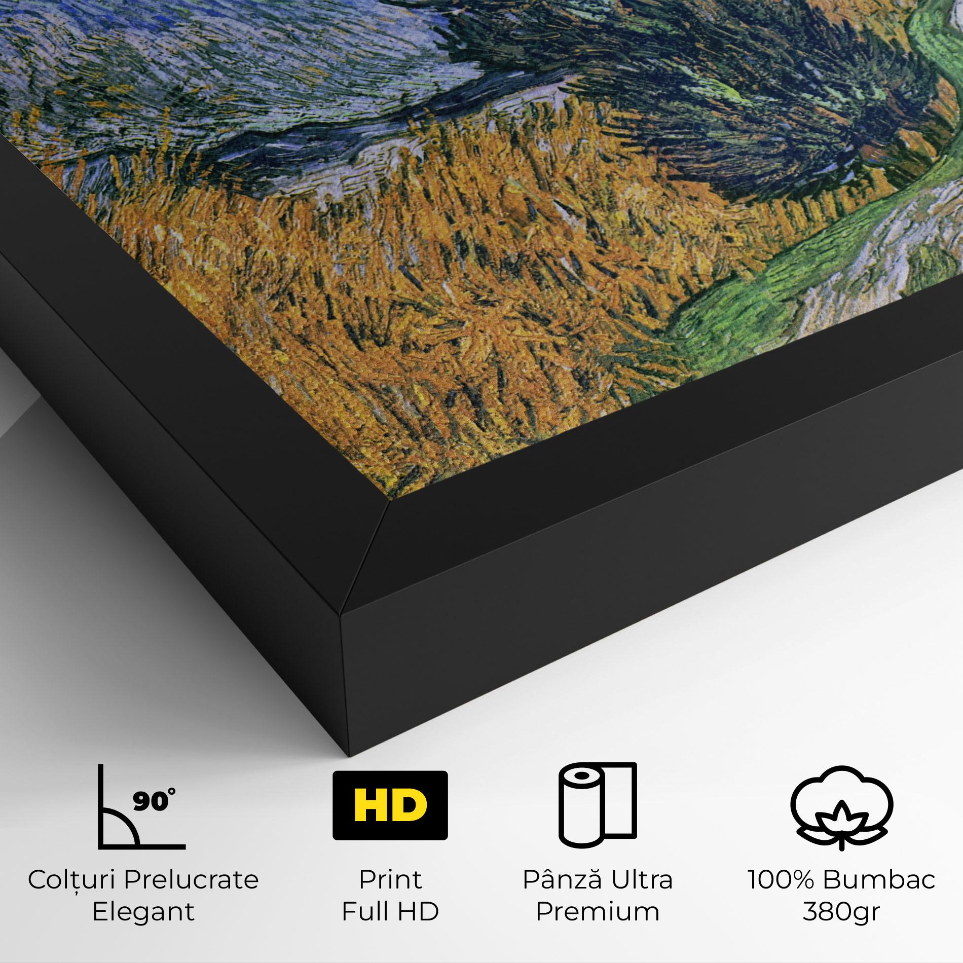 Tablou Canvas Road With Cypress mockup 4