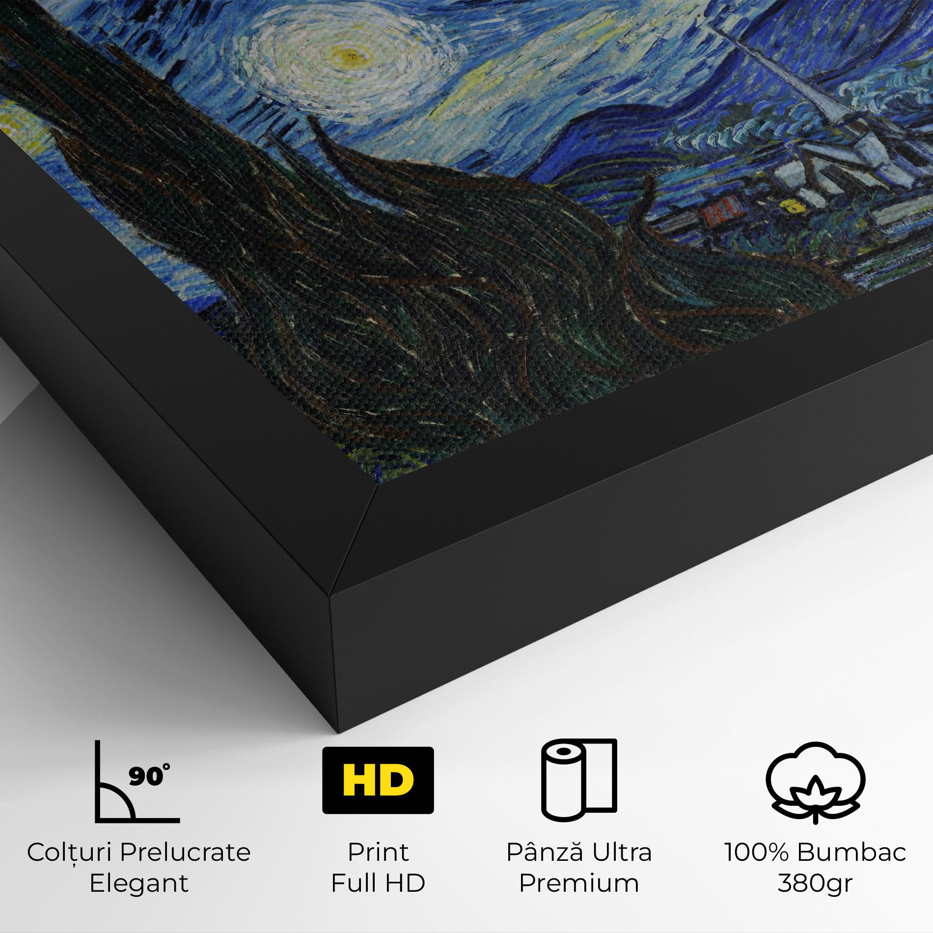 Tablou Canvas The Starry Night mockup 4