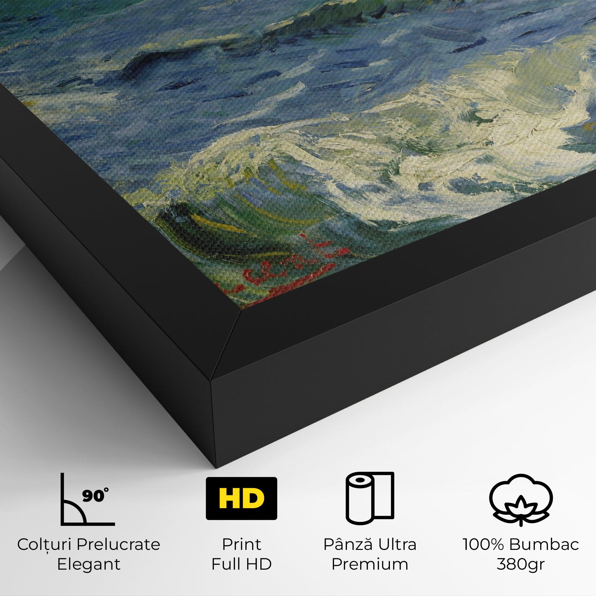 Tablou Canvas Zeegezicht Saintes Maries mockup 4