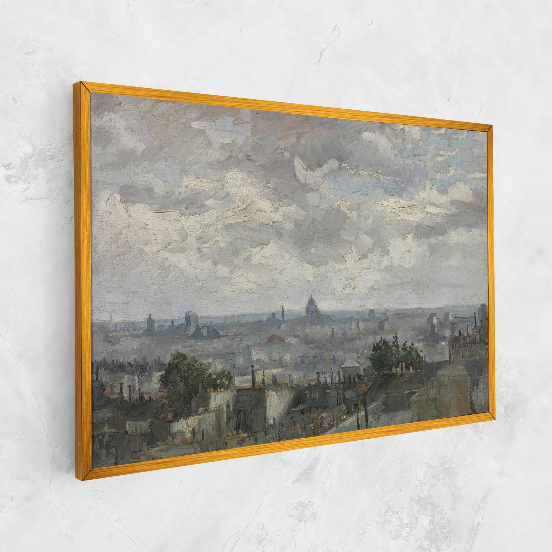 Tablou Canvas Gezicht Op Paris mockup 1