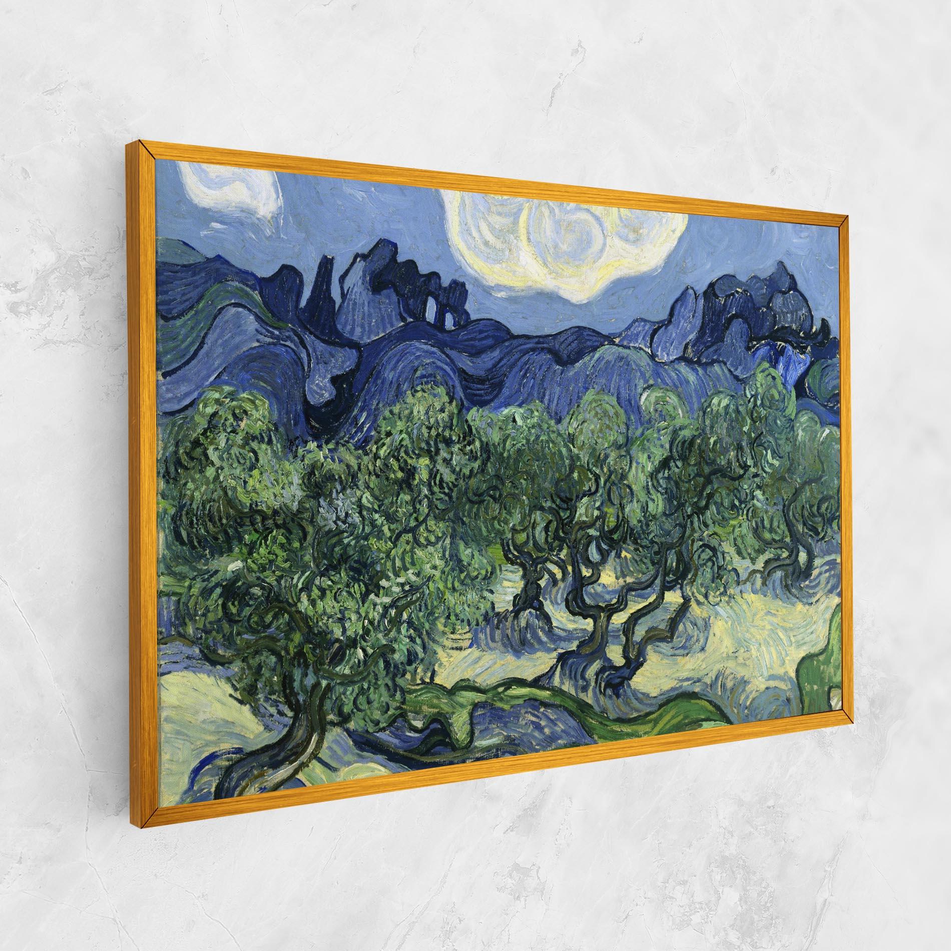 Tablou Canvas Olive Trees Alpilles mockup 1