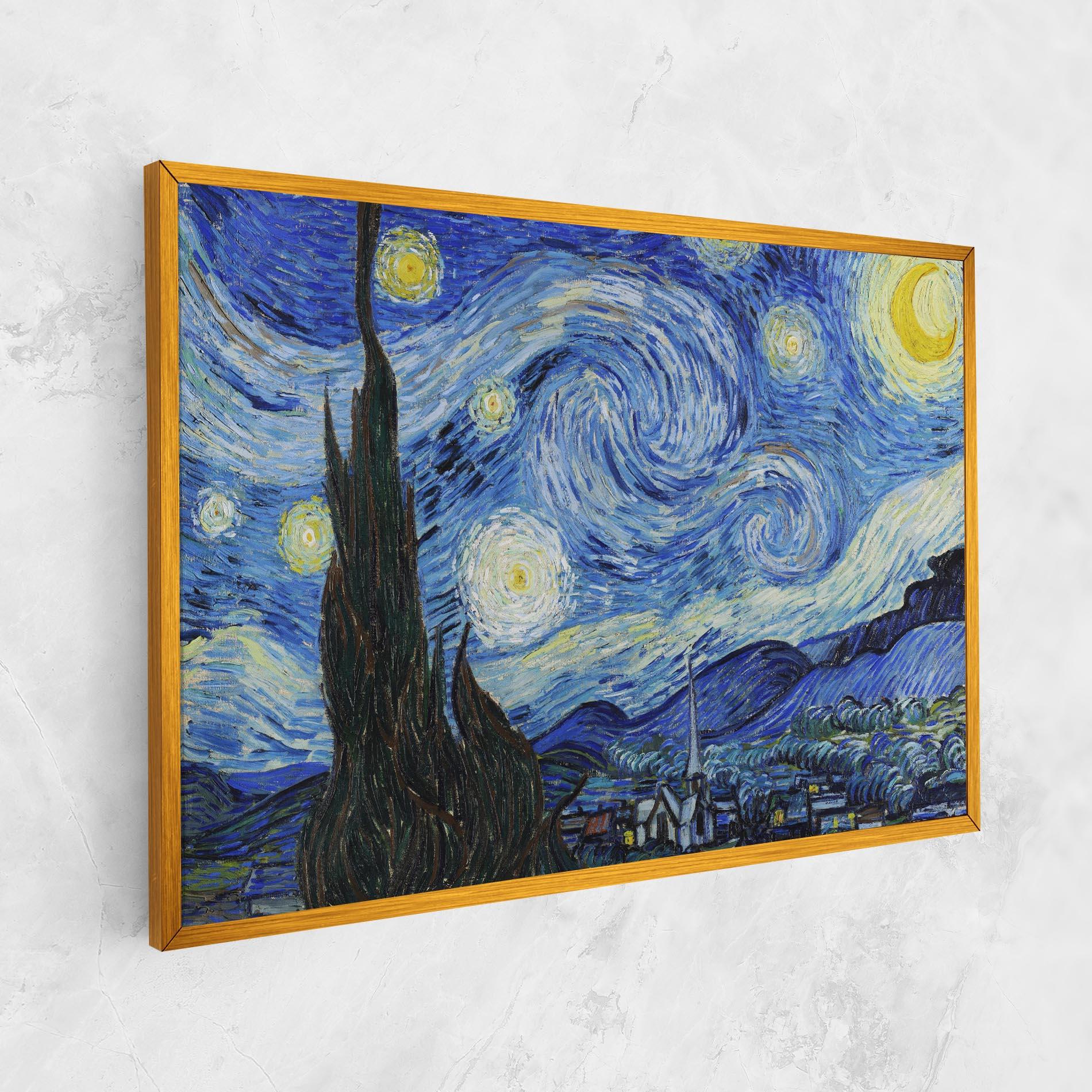 Tablou Canvas The Starry Night mockup 1