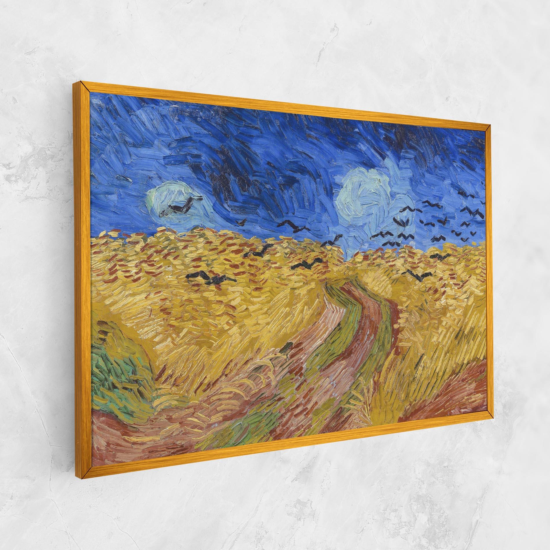 Tablou Canvas Wheatfield Crows mockup 1