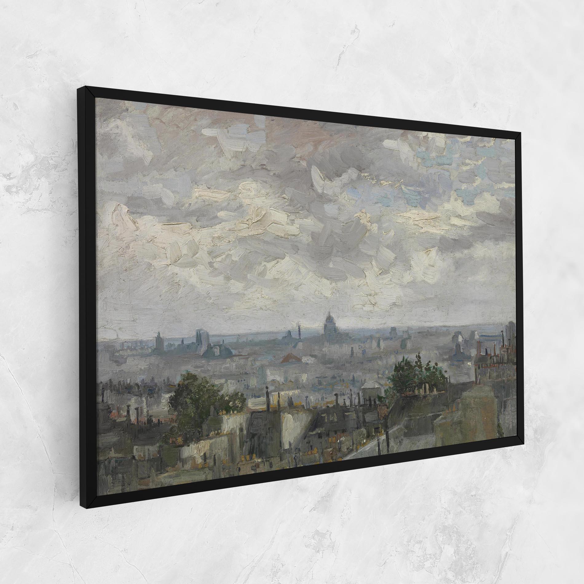 Tablou Canvas Gezicht Op Paris mockup 1