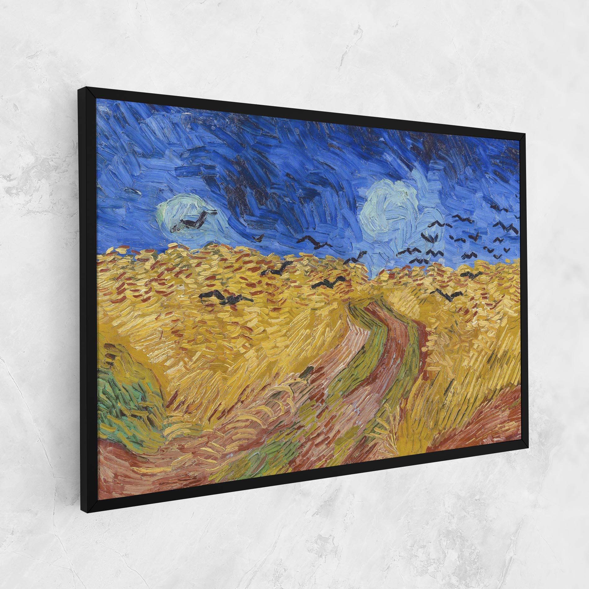 Tablou Canvas Wheatfield Crows mockup 1