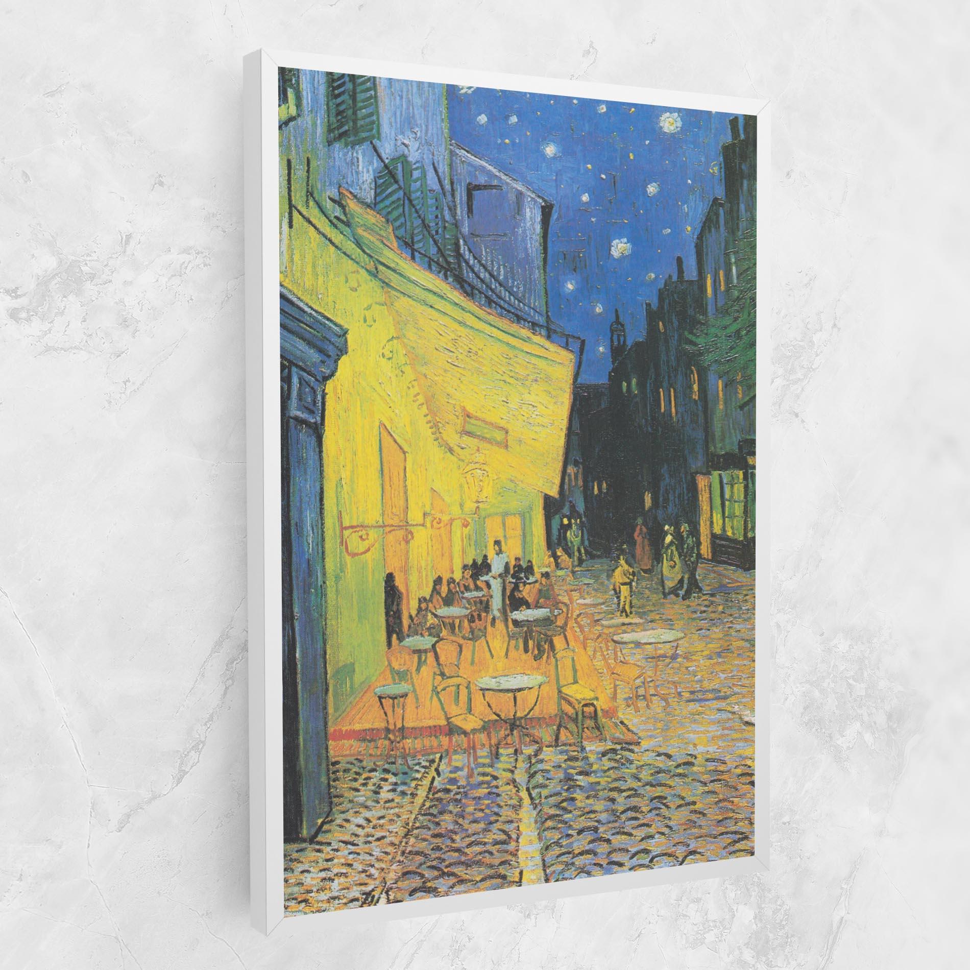 Tablou Canvas Cafe Terrace At Night mockup 1