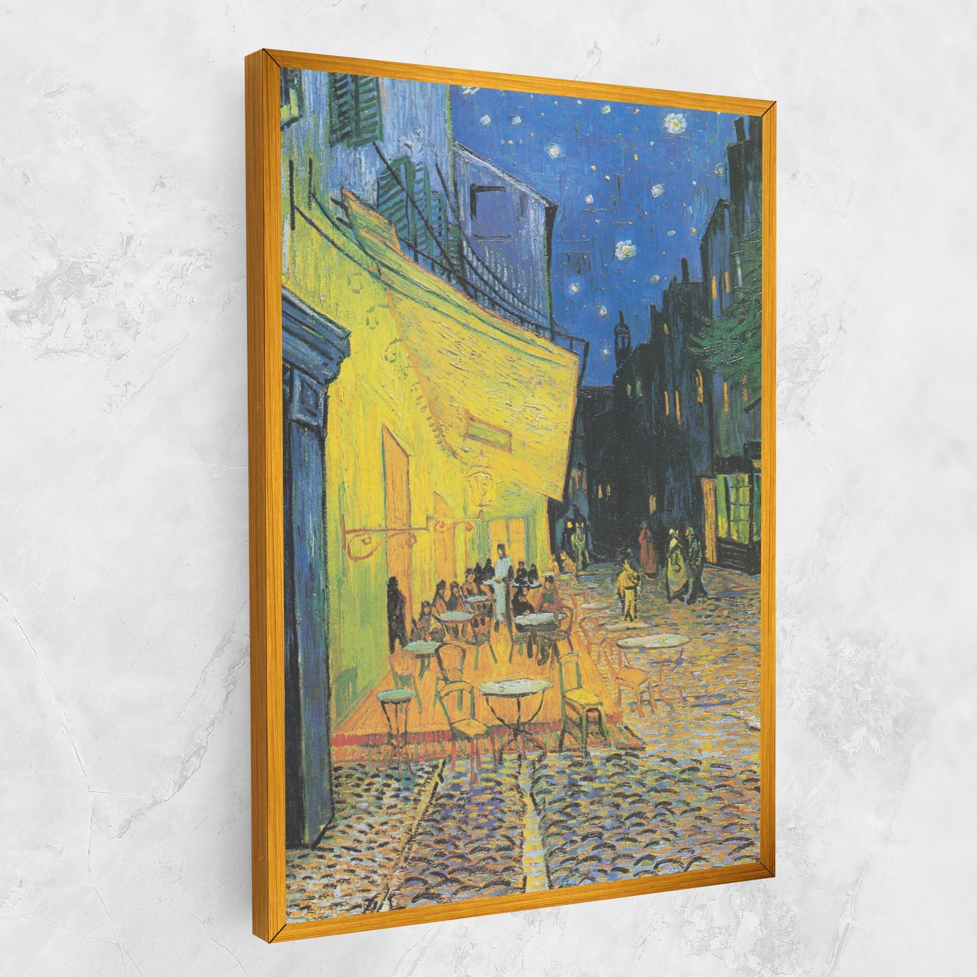 Tablou Canvas Cafe Terrace At Night mockup 1