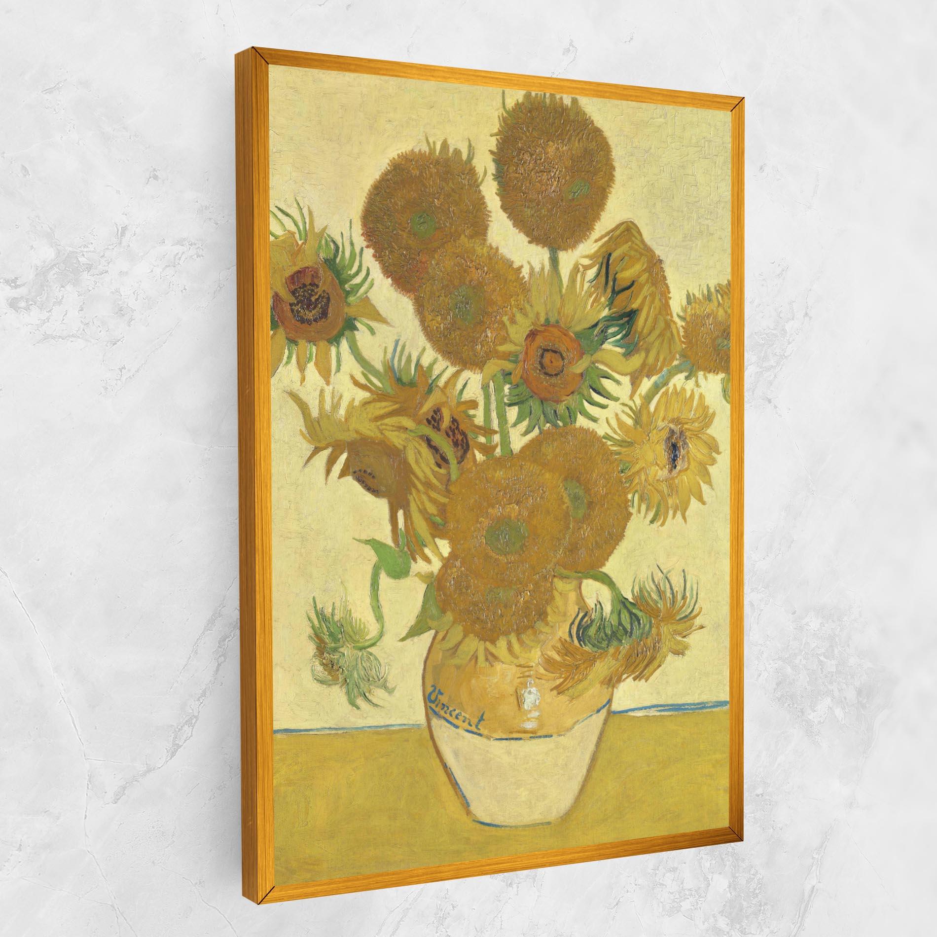 Tablou Canvas Sunflowers Vase Art mockup 1