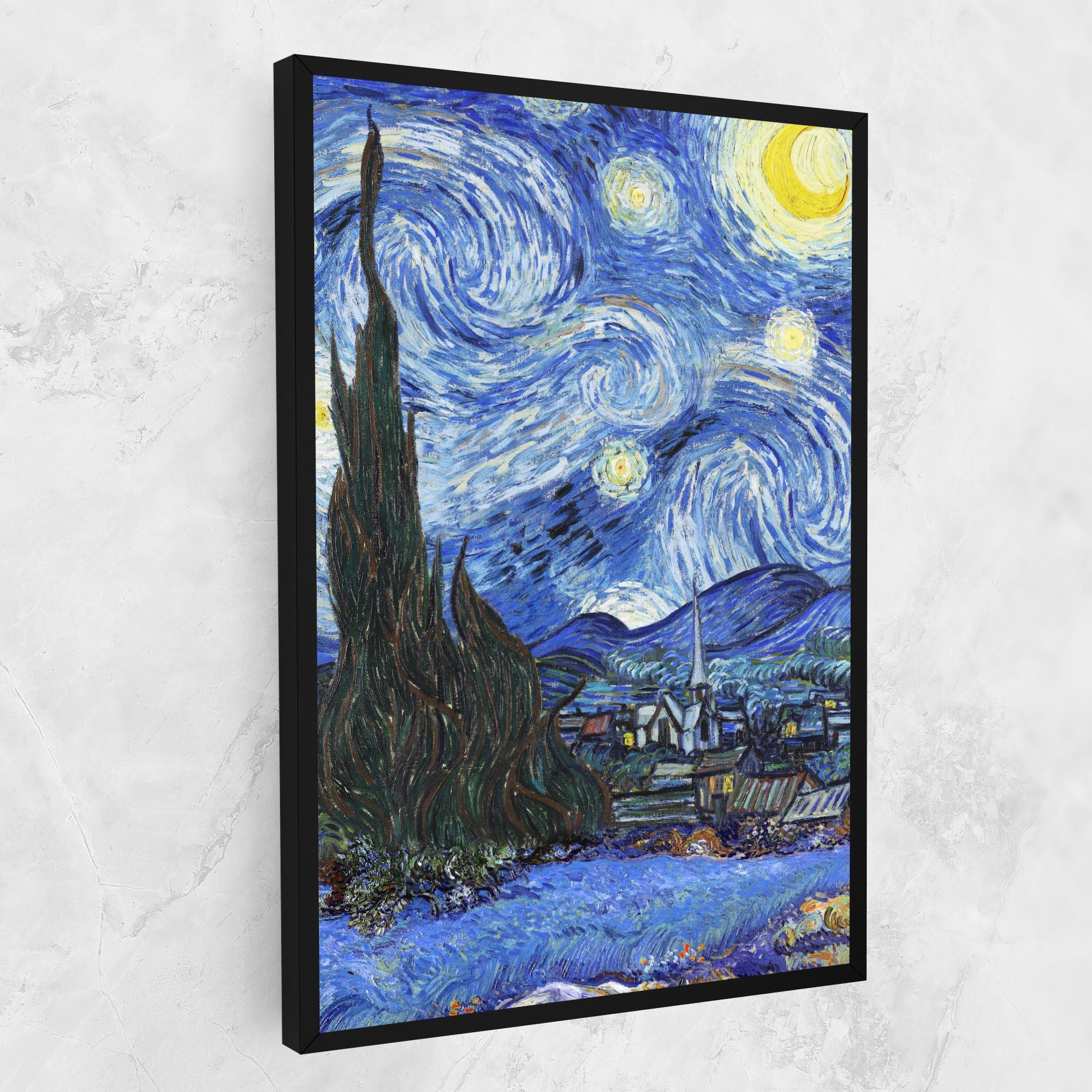 Tablou Canvas Starry Night Art mockup 1