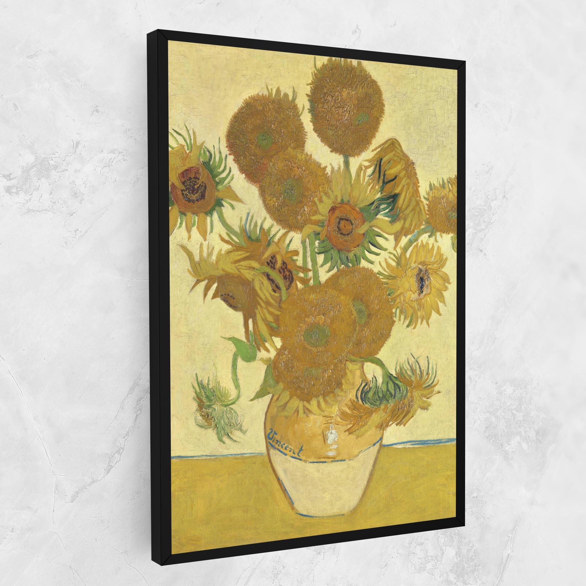 Tablou Canvas Sunflowers Vase Art mockup 1