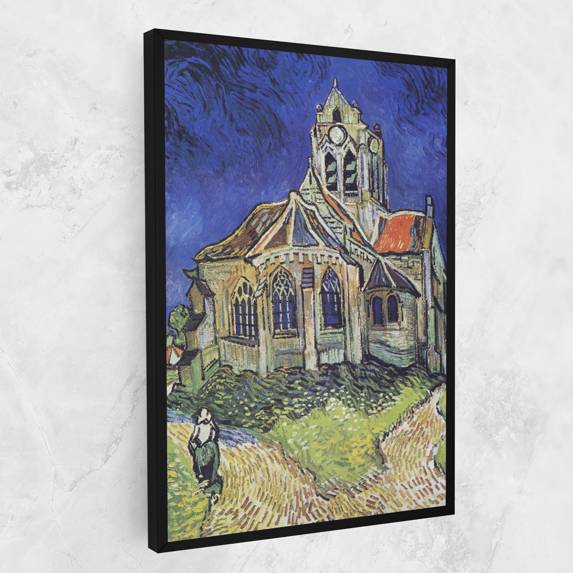 Tablou Canvas The Church At Auvers mockup 1